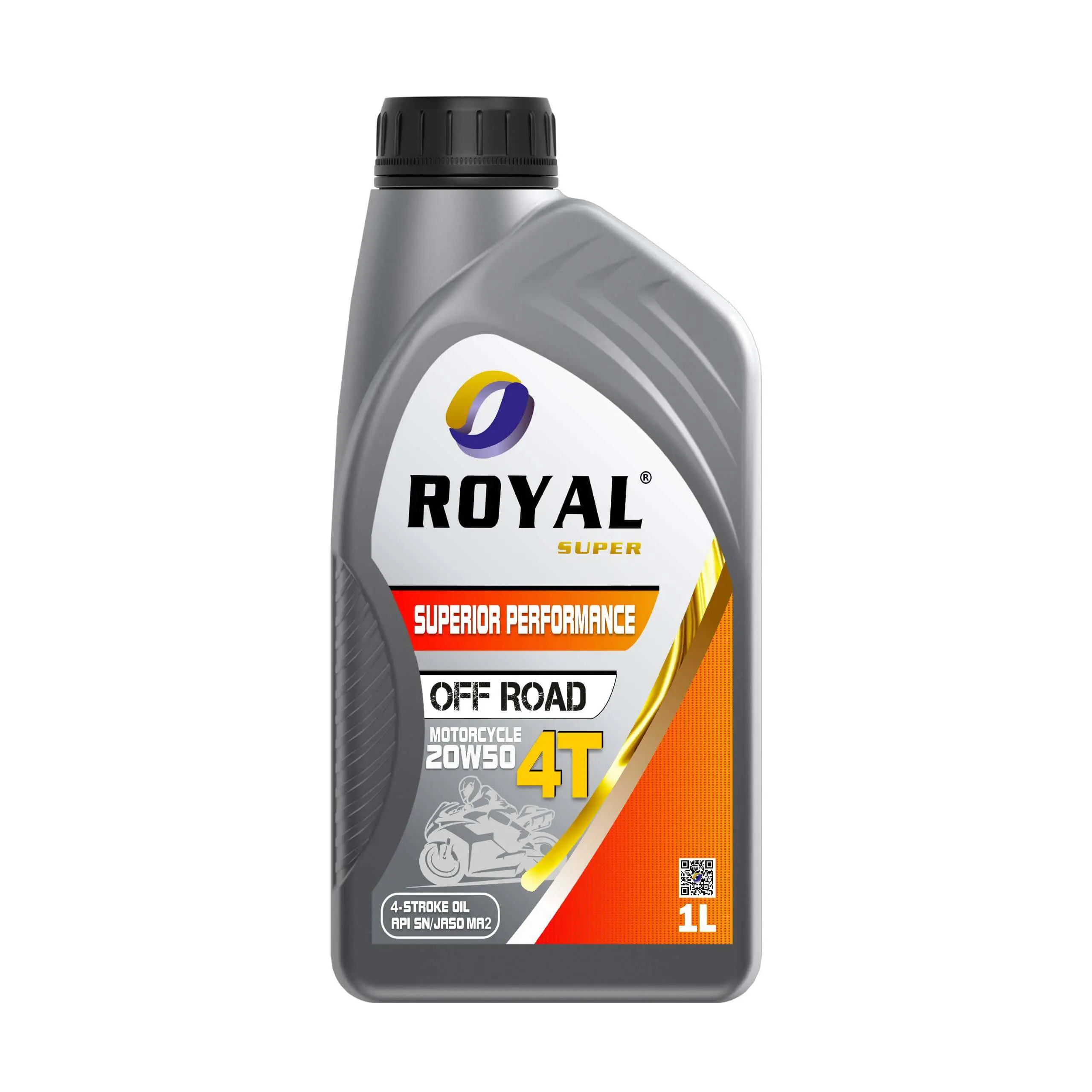LUBRICANTES ROYAL SUPER MOTOR SAE 20W50 4T SN SEMI SINTENTICO 1L