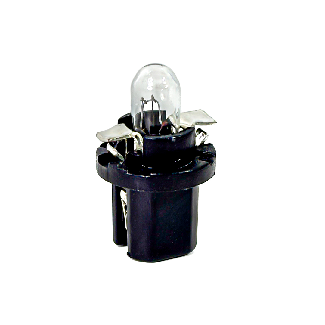 LAMPARAS DE SEÑALIZACION 12V 1.2W BX8.5D/2 12V 1.2W  BLACK 2721 CON PORTALAMPARA NEGRO  (CODIGO ANTERIOR: 12598KO) CANTIDAD POR CAJA MASTER 1000