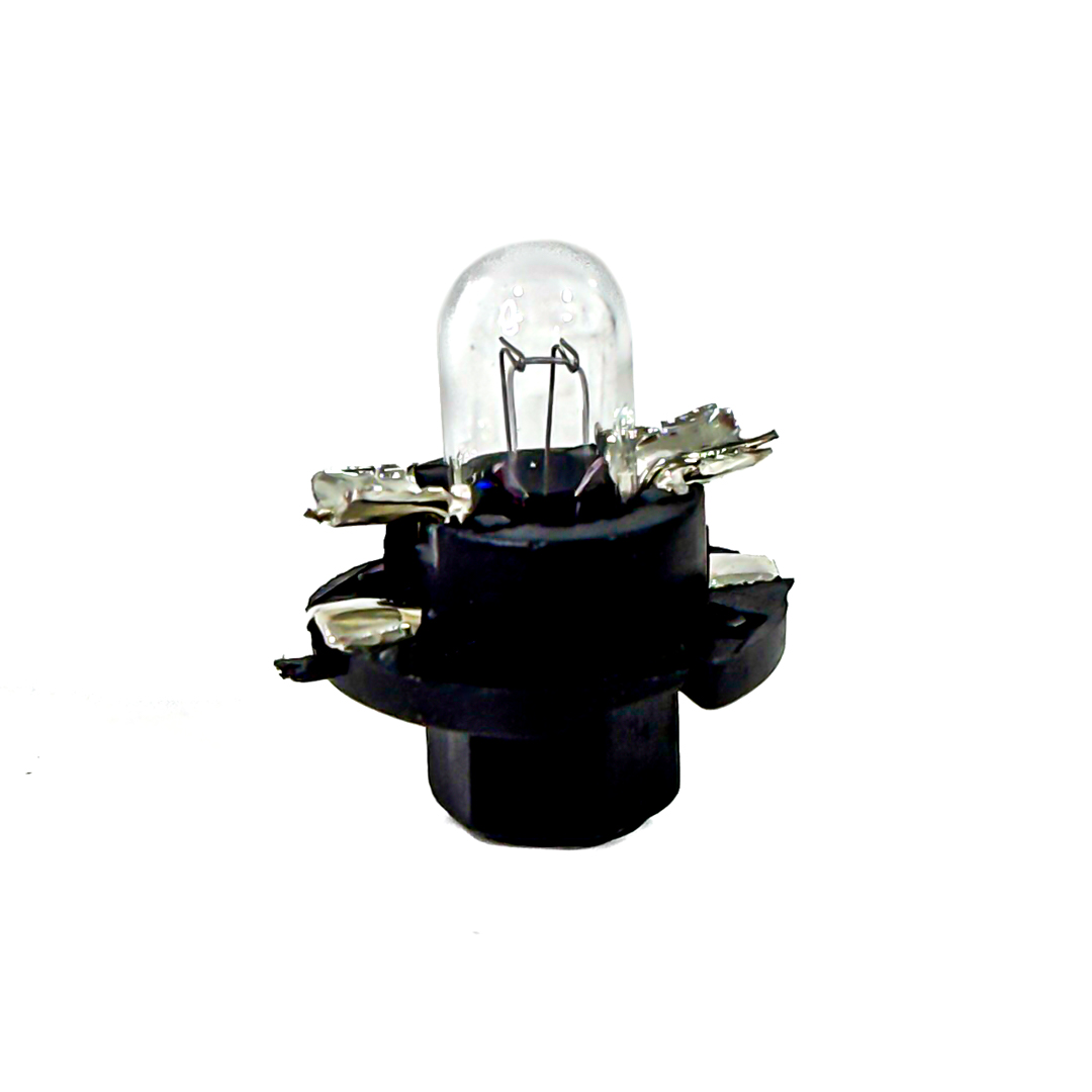 LAMPARAS DE SEÑALIZACION 12V 1.2W BX8.4D 12V 1.2W BLACK 2721 CON PORTALAMPARA NEGRO (CODIGO ANTERIOR: 12606KO) CANTIDAD POR CAJA MASTER 5000
