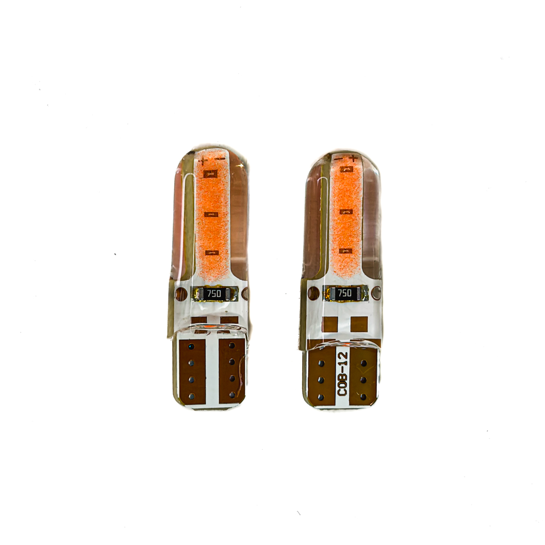 LED SEÑALIZACION SILICA BLISTER X 2 2821 - T10 - W5W - GEL SILICONADO CANBUS ROSA 12V BLISTER X 2 UNIDADES