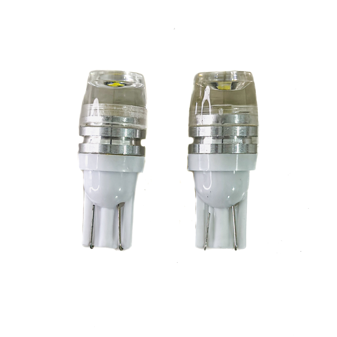 LED SEÑALIZACION ESTANDAR BLISTER X 2 2821 - T10 - W5W LED CERAMIK CON LUPA BLANCO 12V BLISTER X 2 UNIDADES