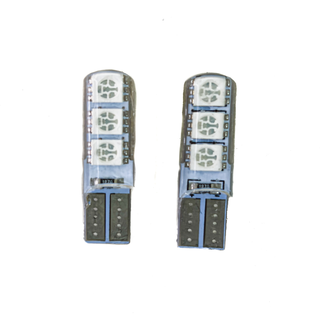 LED SEÑALIZACION SILICA BLISTER X 2 2821 - T10 - W5W - 6 LED 2835 SILICONADO CANBUS ROJO 12V BLISTER X 2 UNIDADES CANTIDAD POR CAJA MASTER 1000