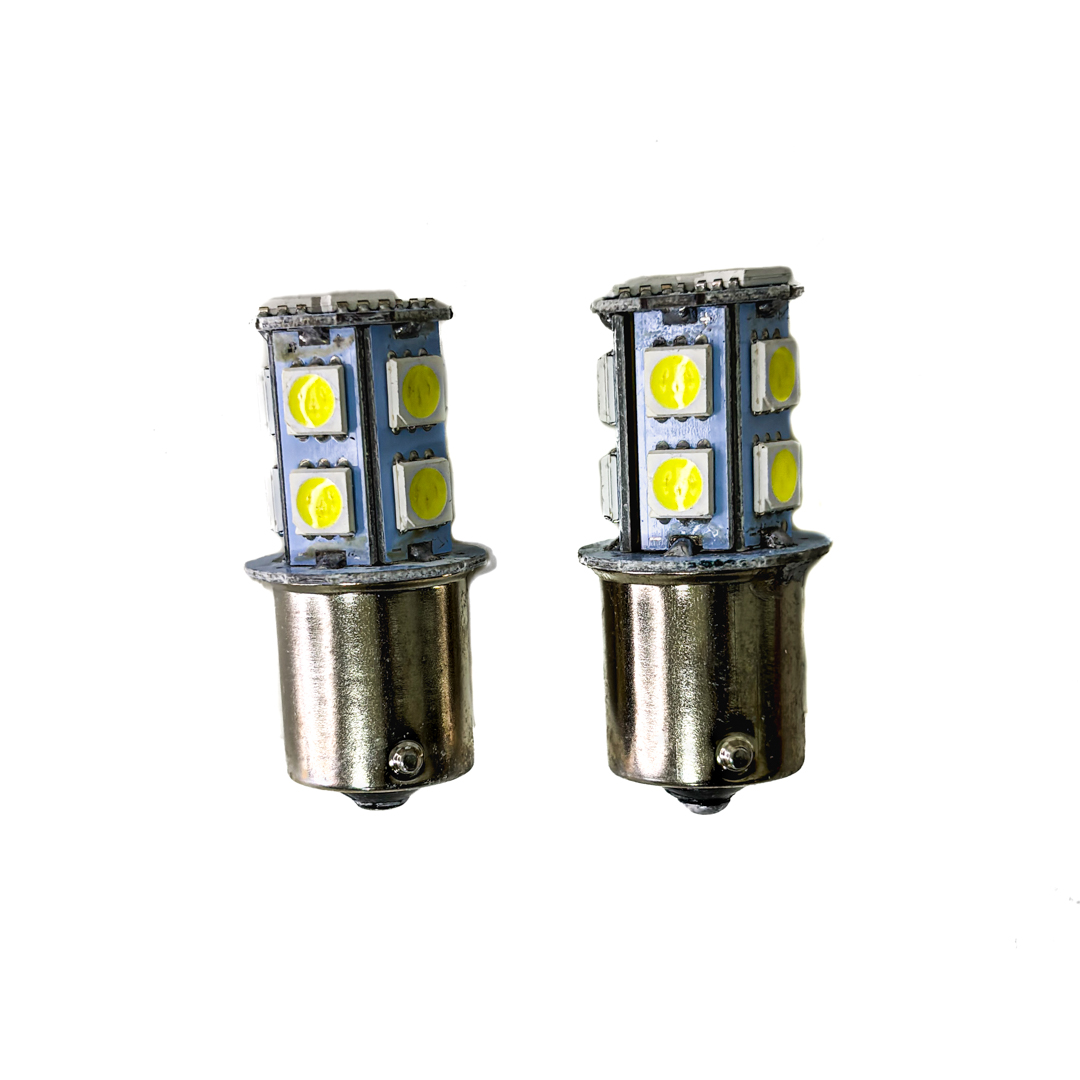 LED SEÑALIZACION SMD BLISTER X 2 1141 - 1156 - P21W 1 POLO 13 LED 5050 SMD - BLANCO 24V BLISTER X 2 UNIDADES