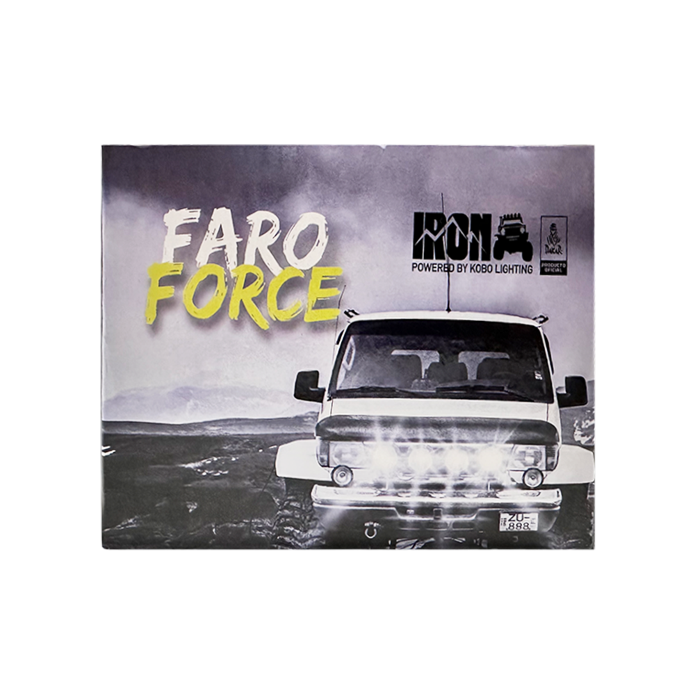 OFF ROAD FARO DE LED FARO CUADRADO DAKAR 4" AMBAR + DRL AMBAR CON LOGO DAKAR BACKLIGHT 12V - 24V 30 WATTS - 9