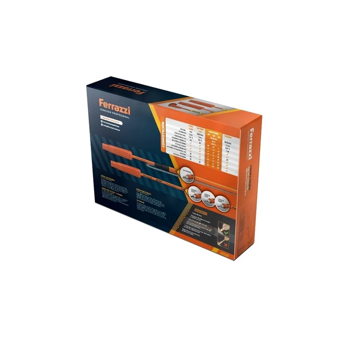 CABLE BUJIA LINEA COMPETICION CHEVROLET-GM CORSA 1.6/ MERIVA/ OPEL ASTRA 8V. - 6