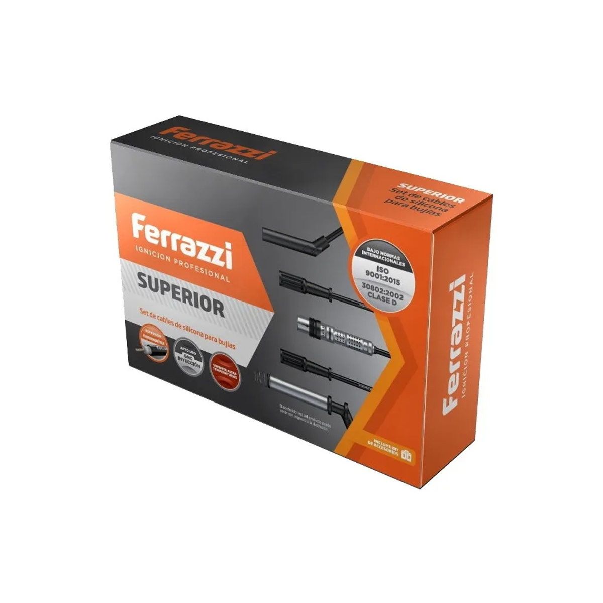 CABLE BUJIA LINEA SUPERIOR FORD FIESTA/ KA/ ECO SPORT/ FOCUS 8 VALVULAS - 4