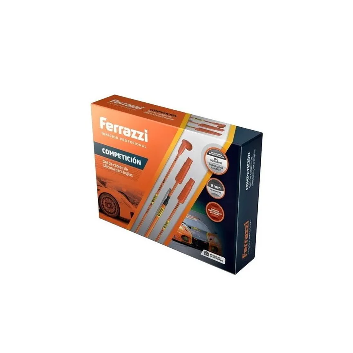 CABLE BUJIA LINEA COMPETICION FIAT UNO / 147 1.4 - 1.6 MOTOR TIPO. - 3