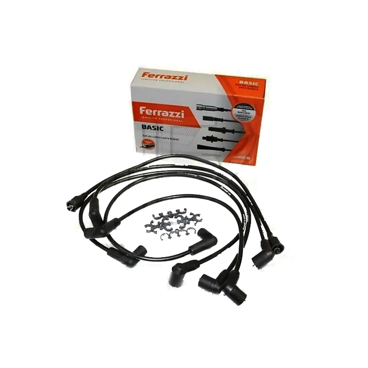 CABLE BUJIA LINEA BASIC FIAT UNO/147 MOTOR TIPO 1.4 - 1.6 - 2