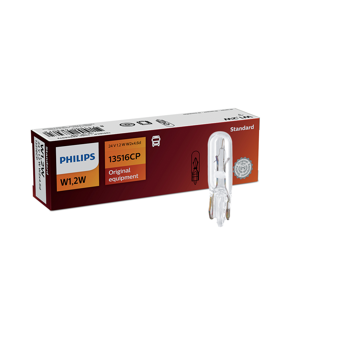 LAMPARA SEÑALIZACION 24V W1,2W 13516 24V 1.2W                                    CP - 2