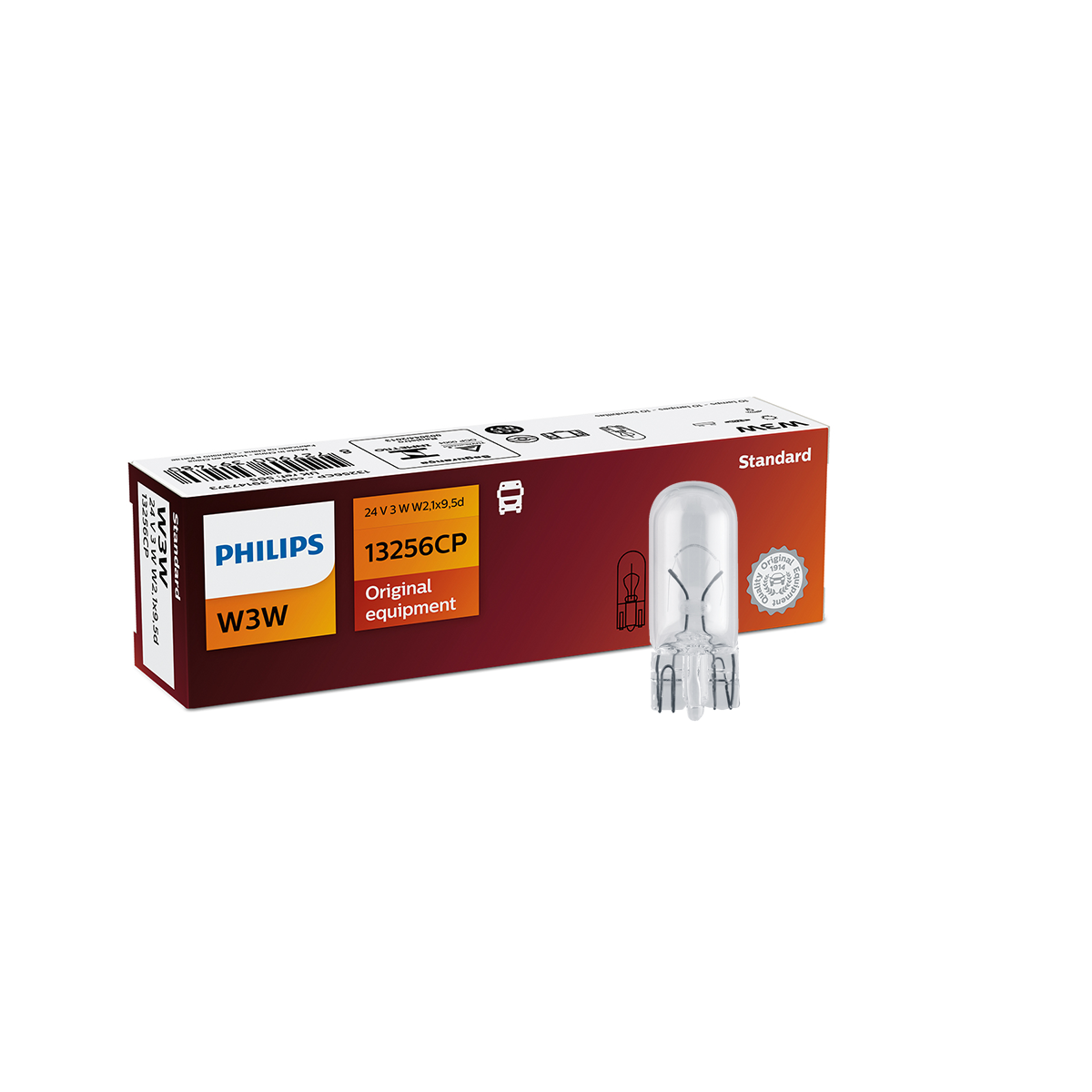 LAMPARA SEÑALIZACION 24V W3W 13256 24V                                                CP CANTIDAD POR CAJA MASTER 200 - 2