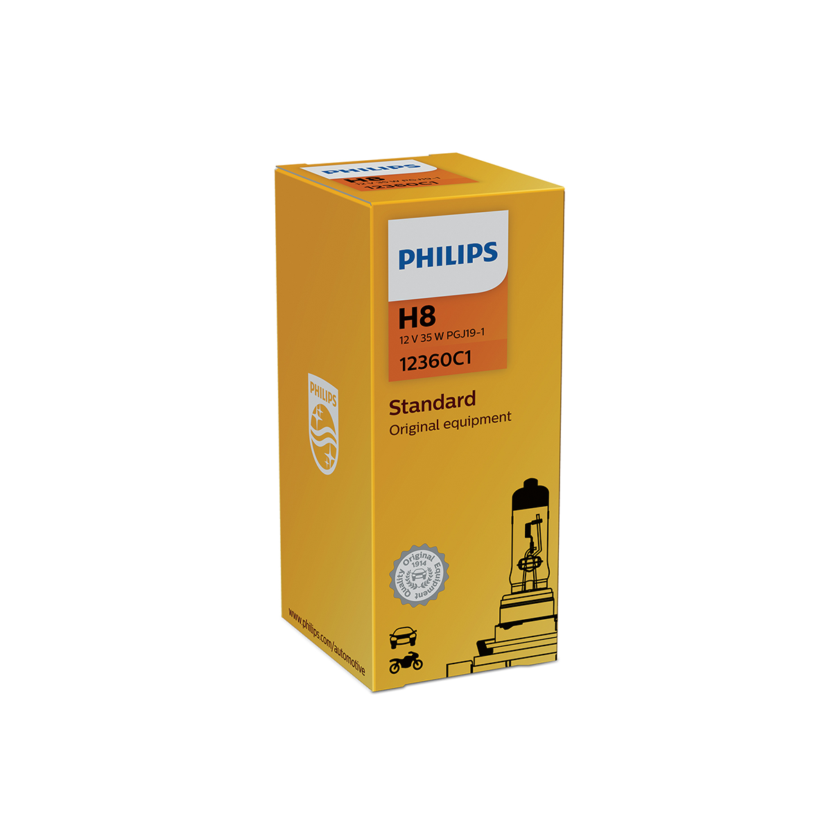 LAMPARA HALOGENA ESTANDAR 12V H8 12360 12V 35W                                         C1