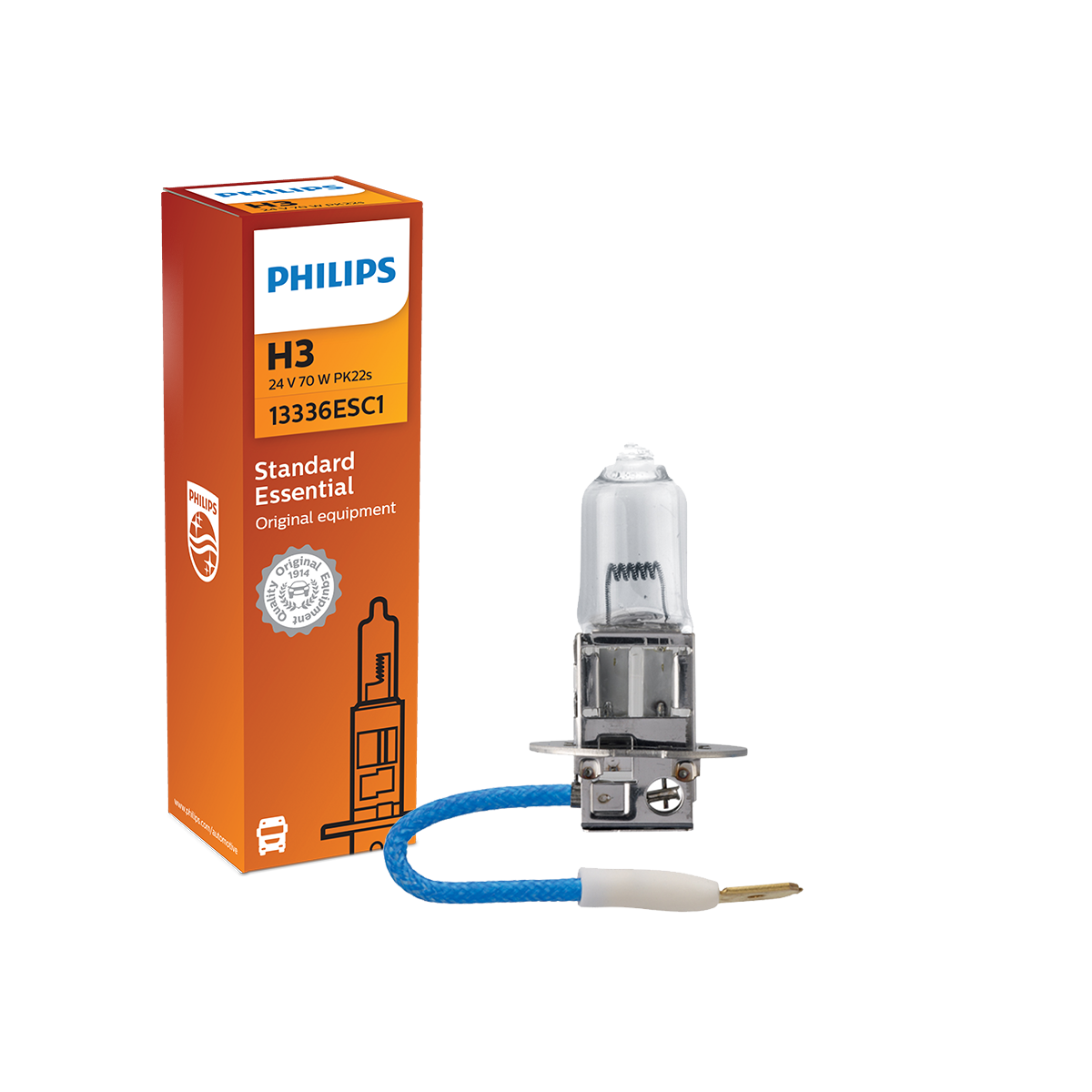 LAMPARA HALOGENA ESTANDAR 24V H3 13336 24V 70W PK22S                C1