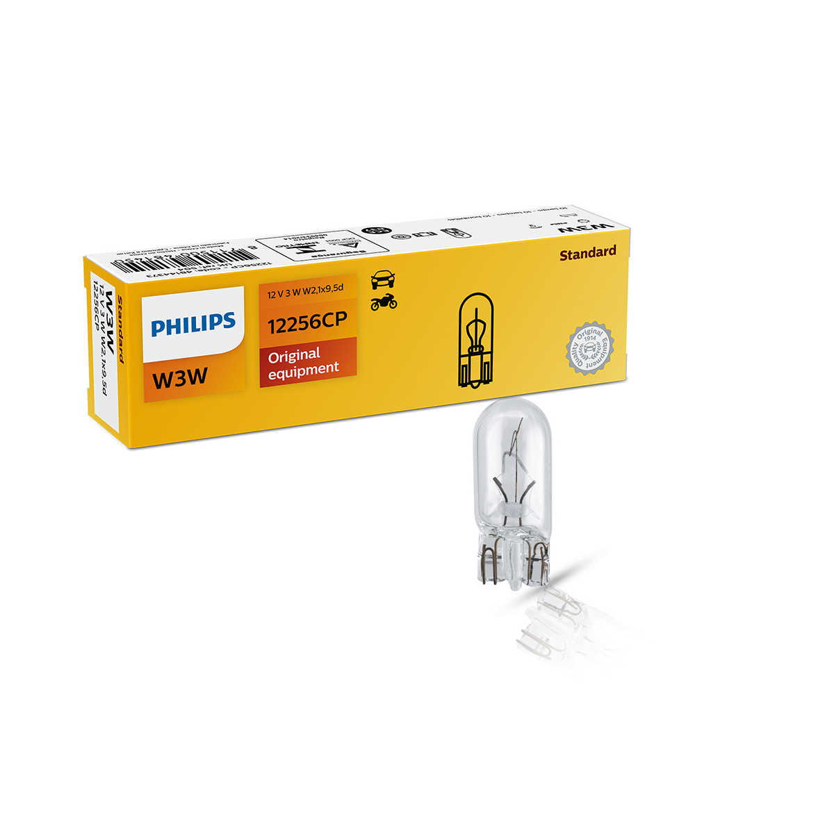 LAMPARA SEÑALIZACION 12V W3W 12256 12V                                              CP CANTIDAD POR CAJA MASTER 200 - 2