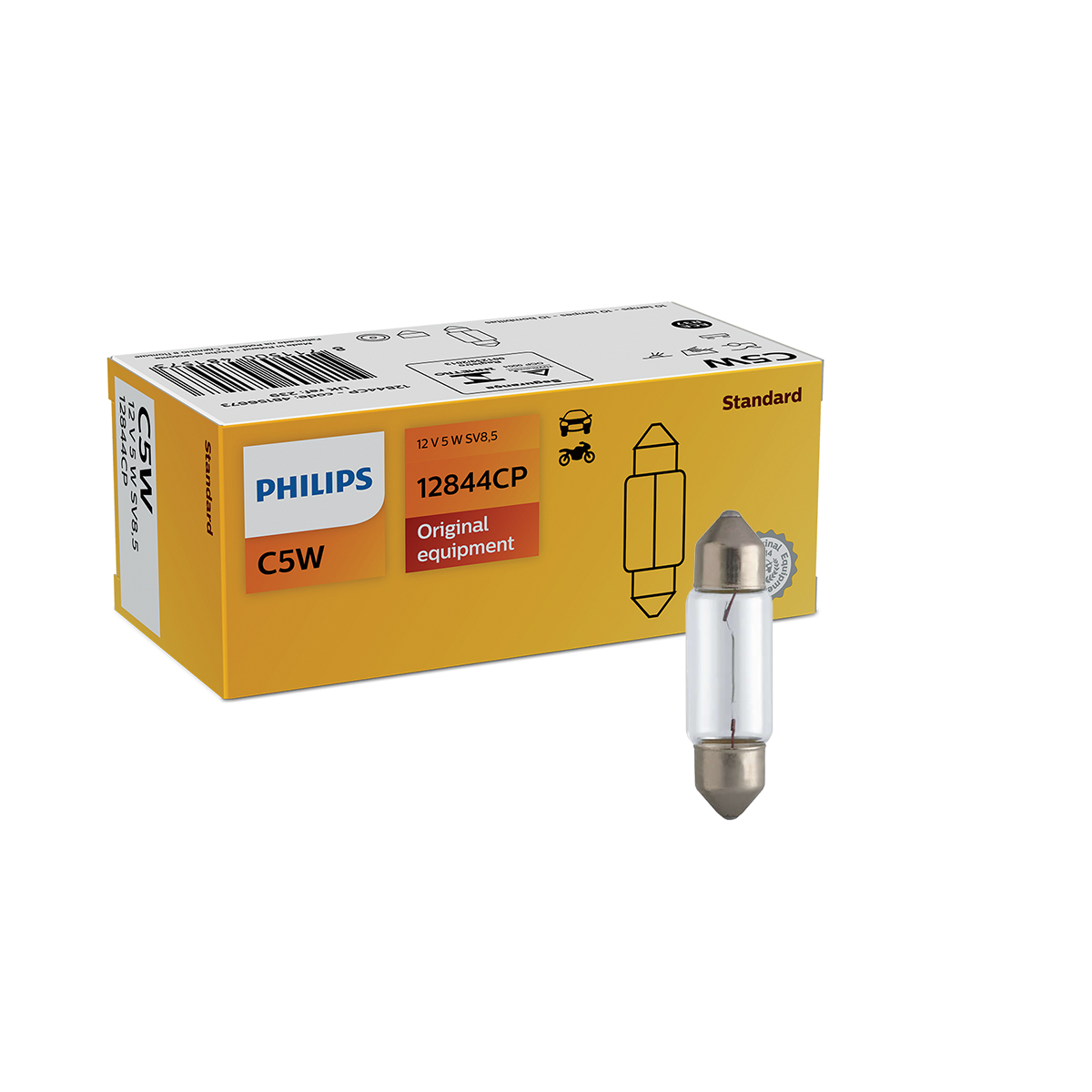 LAMPARA SEÑALIZACION 12V C5W 12844 12V              CP CANTIDAD POR CAJA MASTER 200 - 4