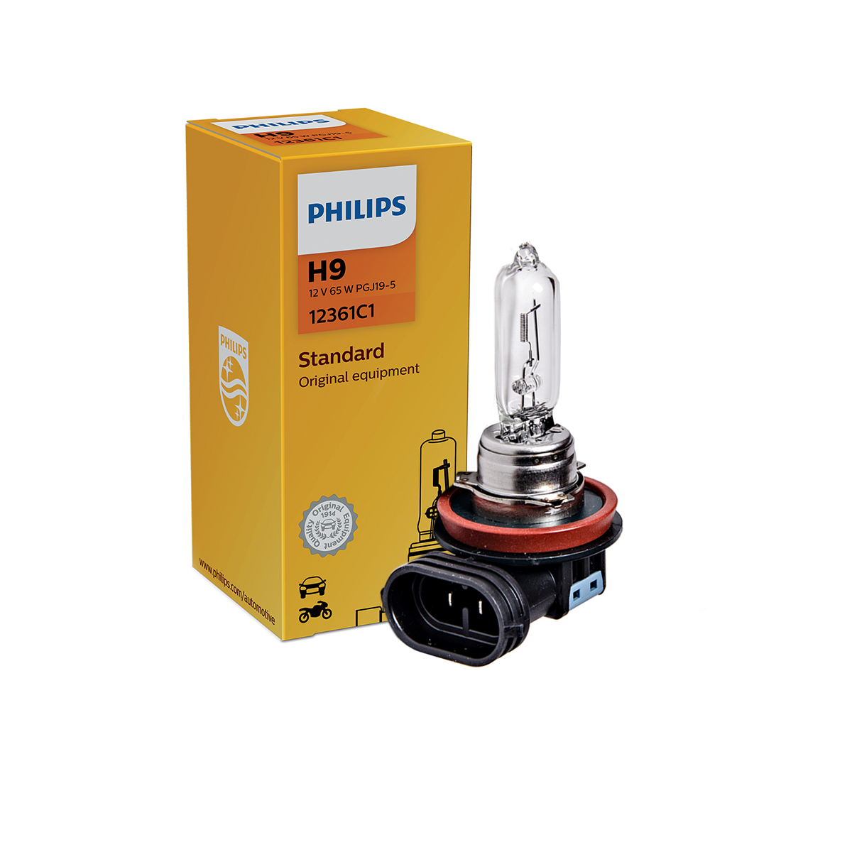 LAMPARA HALOGENA ESTANDAR 12V H9 12361 12V 65W                                         C1 - 3