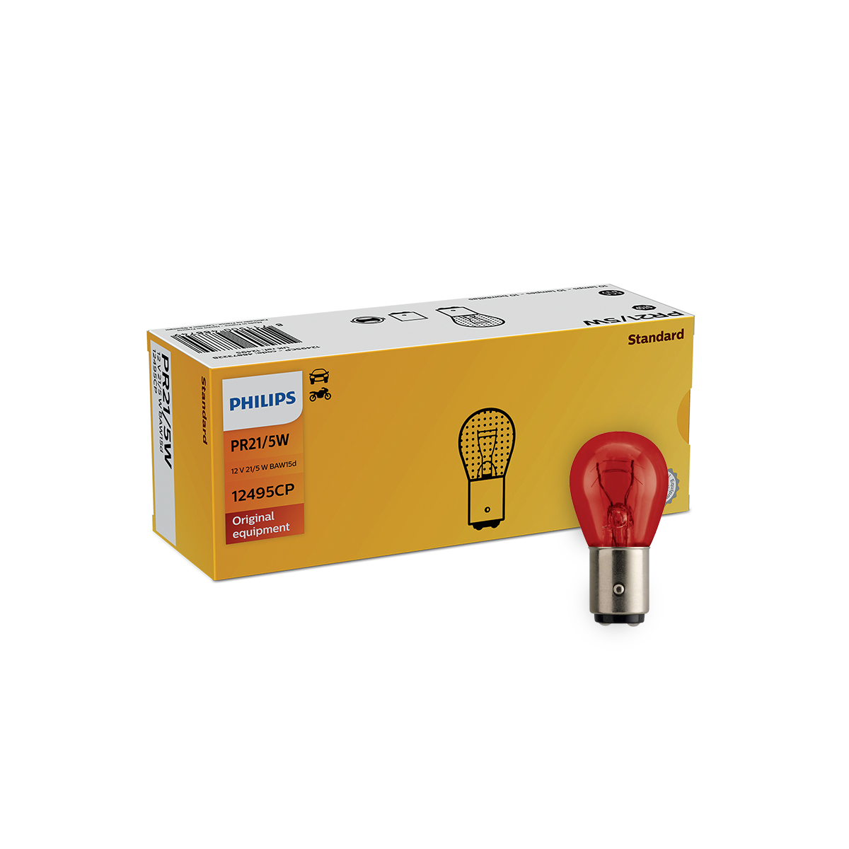 LAMPARA SEÑALIZACION 12V PR21/5W 12495 12V CP - 3