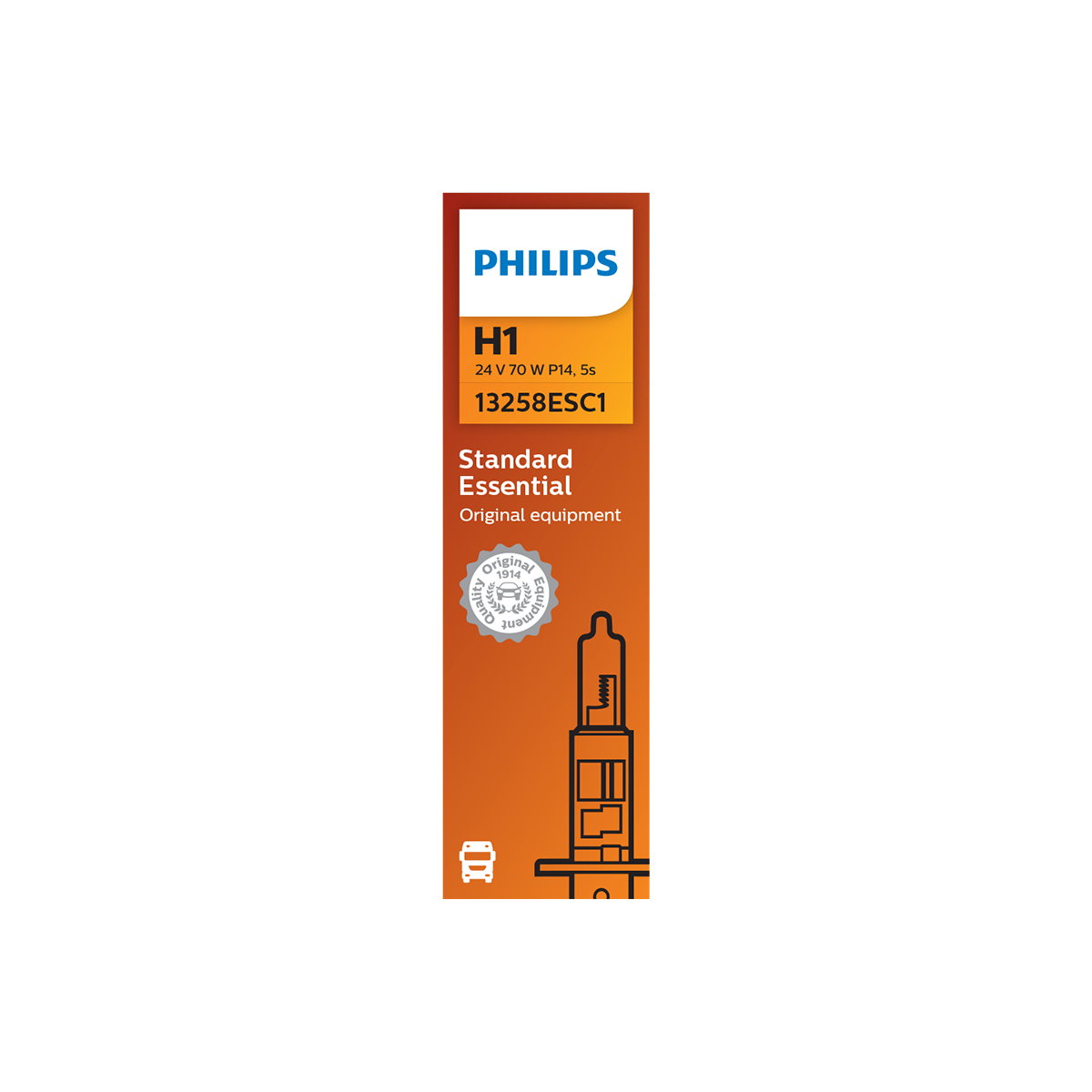 LAMPARA HALOGENA ESTANDAR 24V H1 13258 24V 70W                      C1 - 4