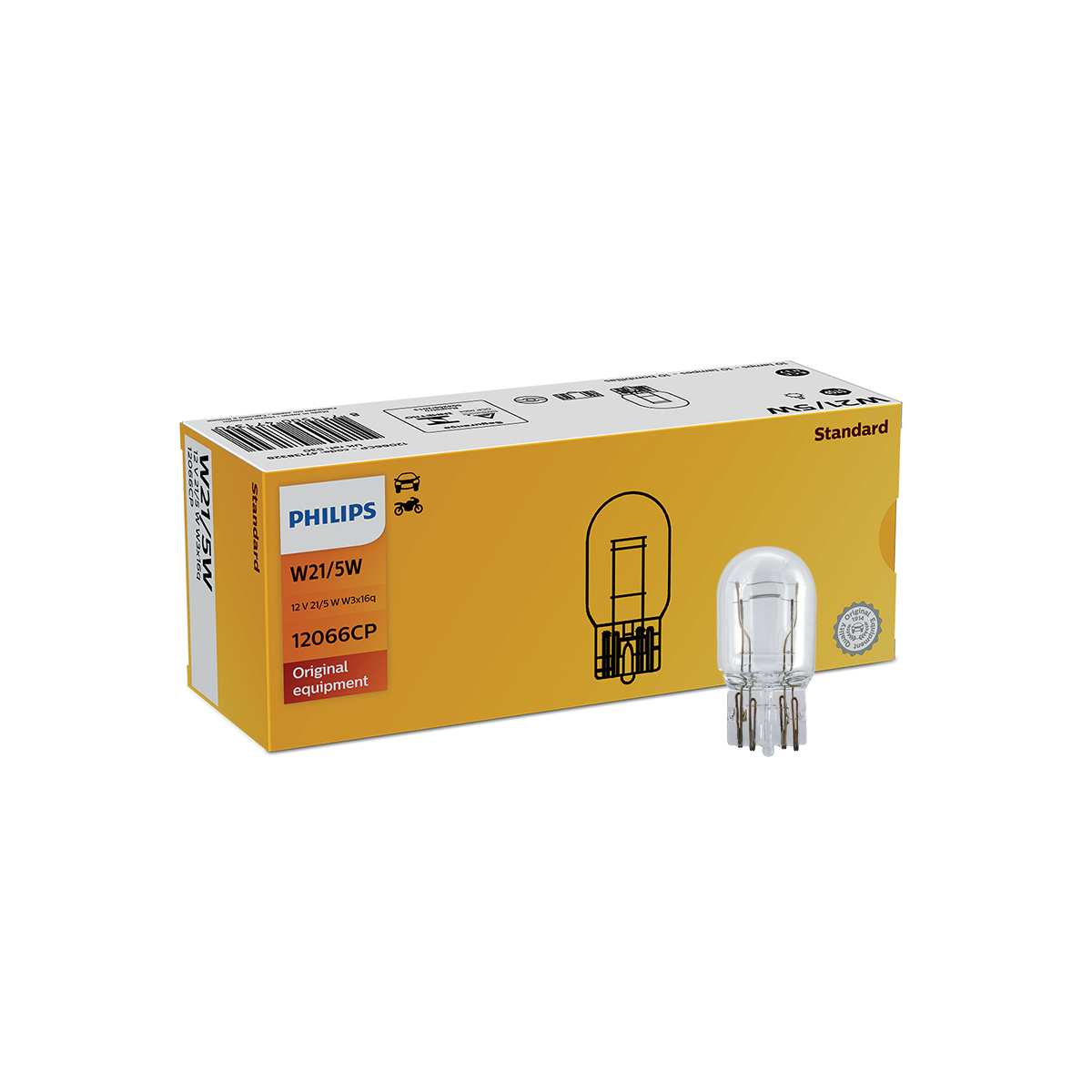 LAMPARA SEÑALIZACION 12V W21/5W 12066 12V        CP - 2