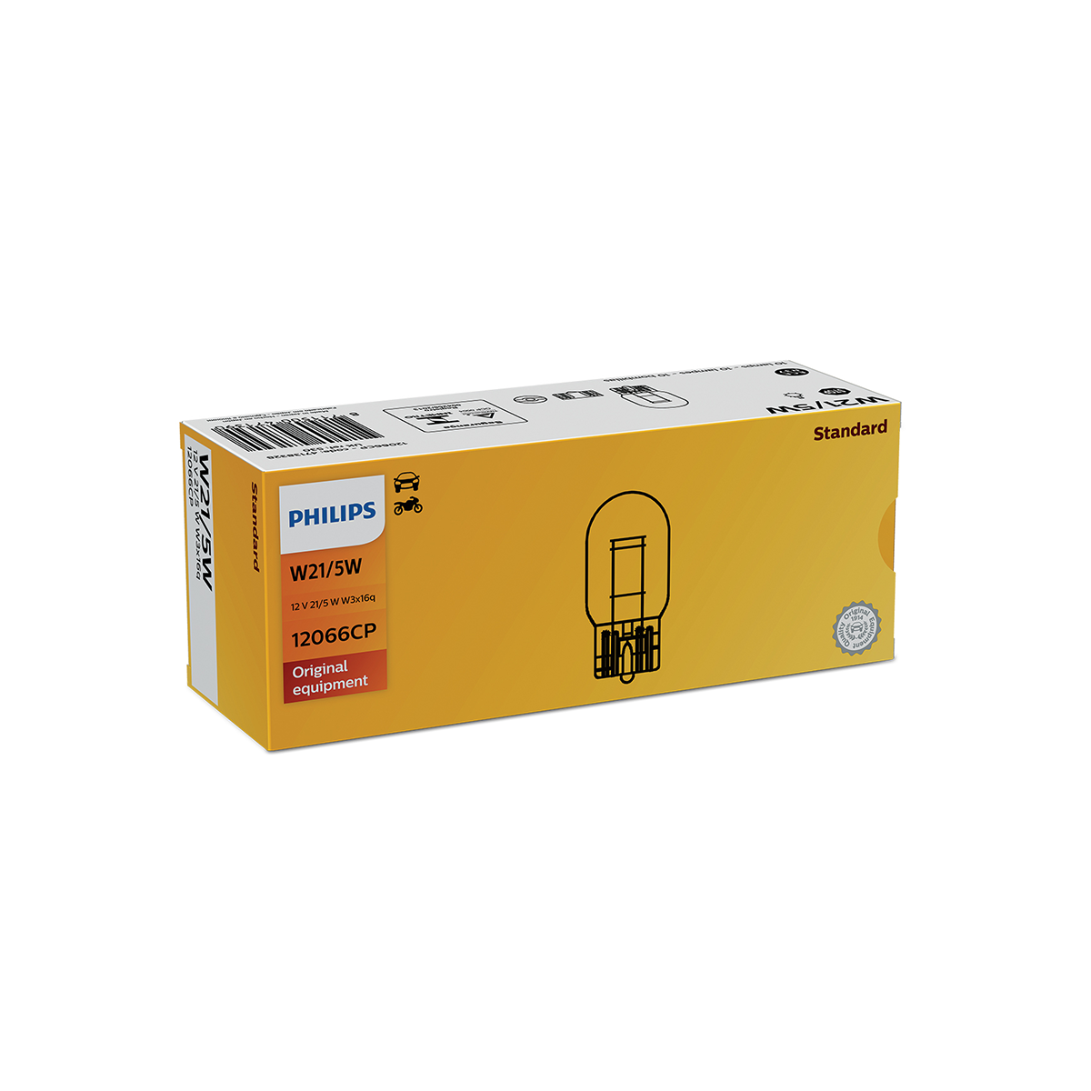 LAMPARA SEÑALIZACION 12V W21/5W 12066 12V        CP - 4