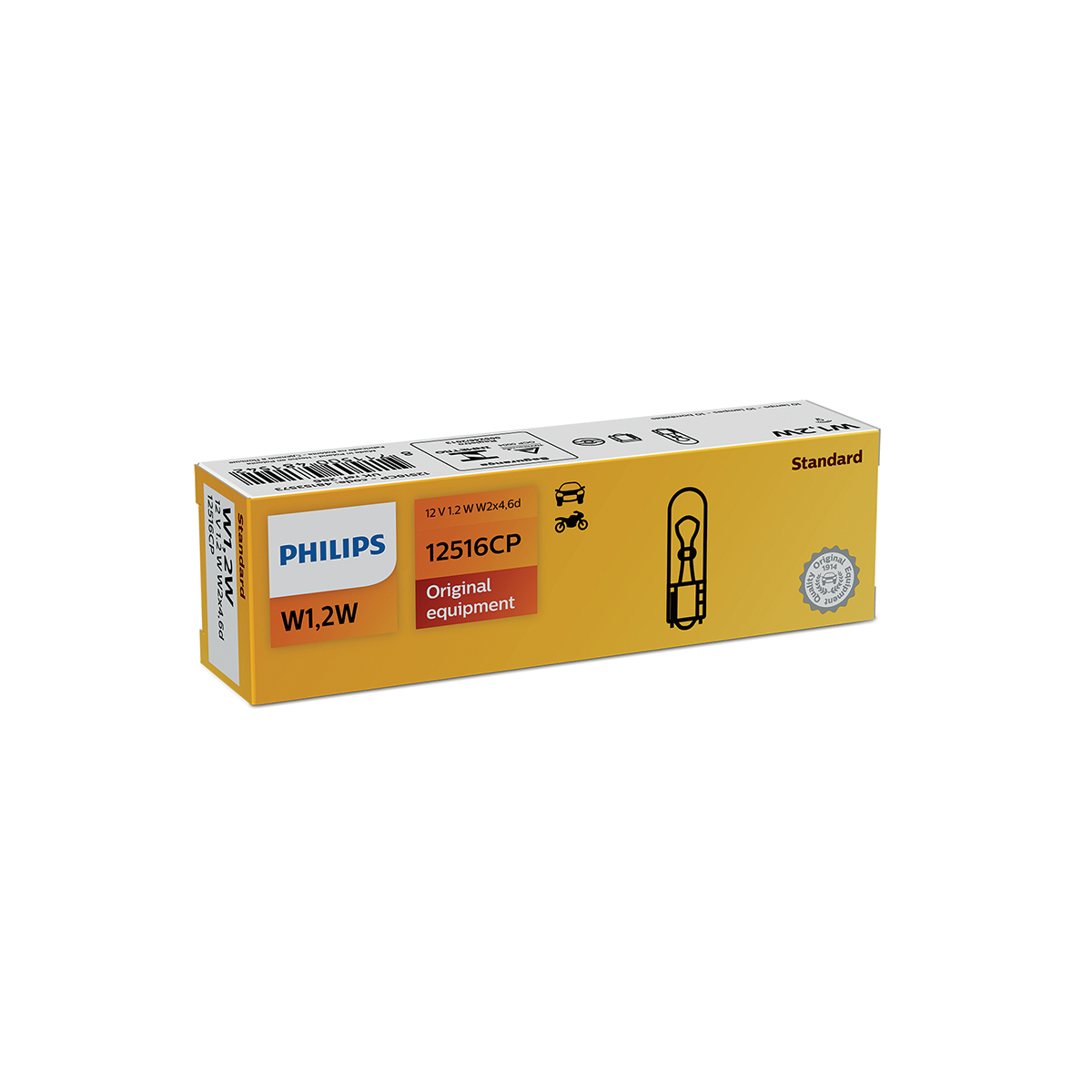 LAMPARA SEÑALIZACION 12V W1,2W 12516 12V                                           CP - 4
