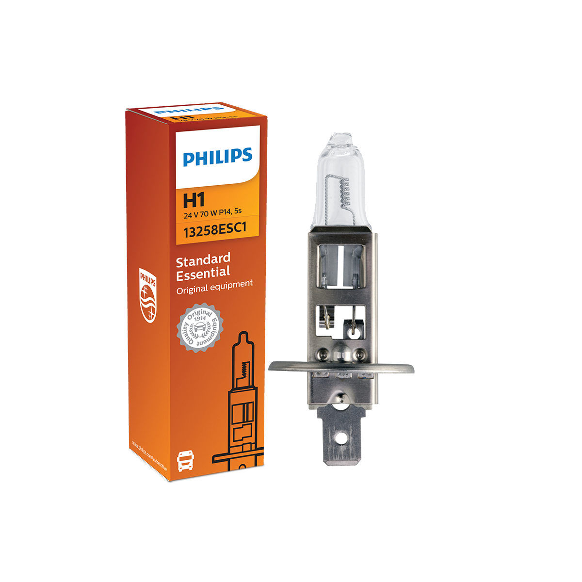 LAMPARA HALOGENA ESTANDAR 24V H1 13258 24V 70W                      C1 - 5