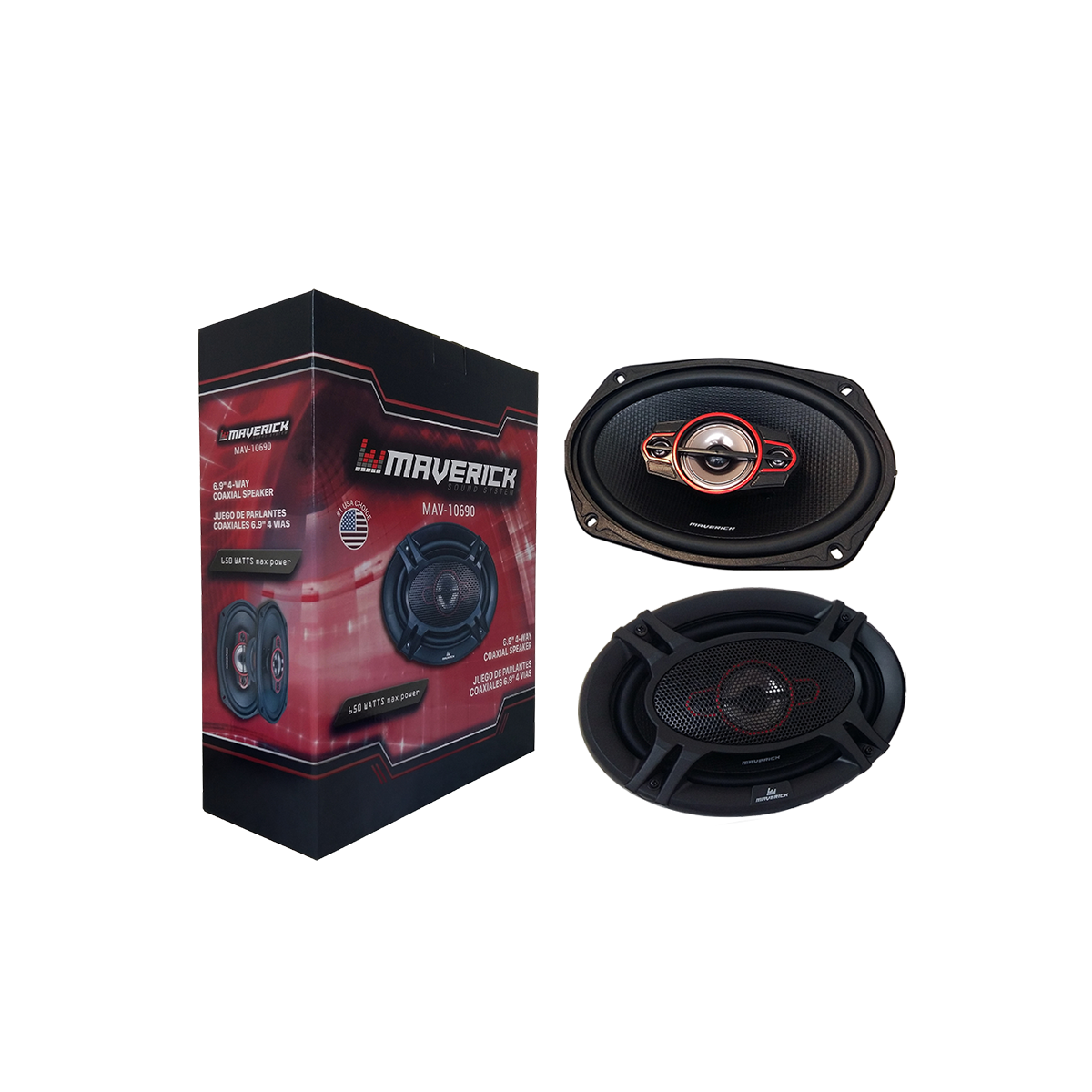 JUEGO DE PARLANTES JUEGO DE PARLANTES COAXIALES 6X9 - 4 VIAS