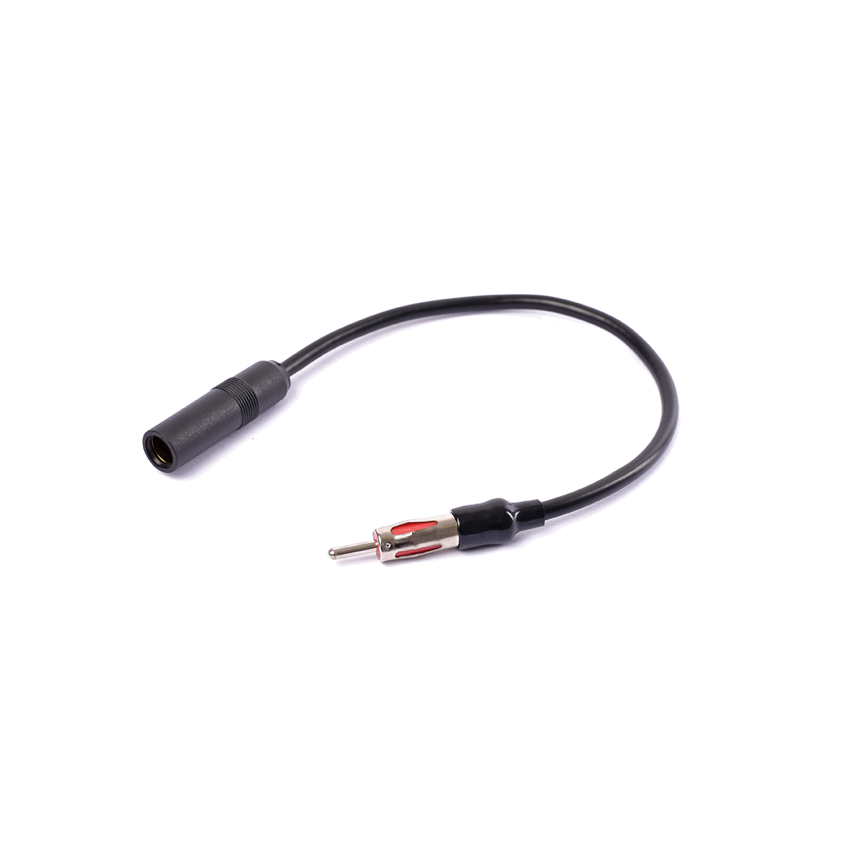 FICHAS DE AUDIO PIN ADAPTADOR DE ANTENA CON CABLE EXTENSOR. CONEXIÓN DIN MACHO A HEMBRA. LARGO 30CM