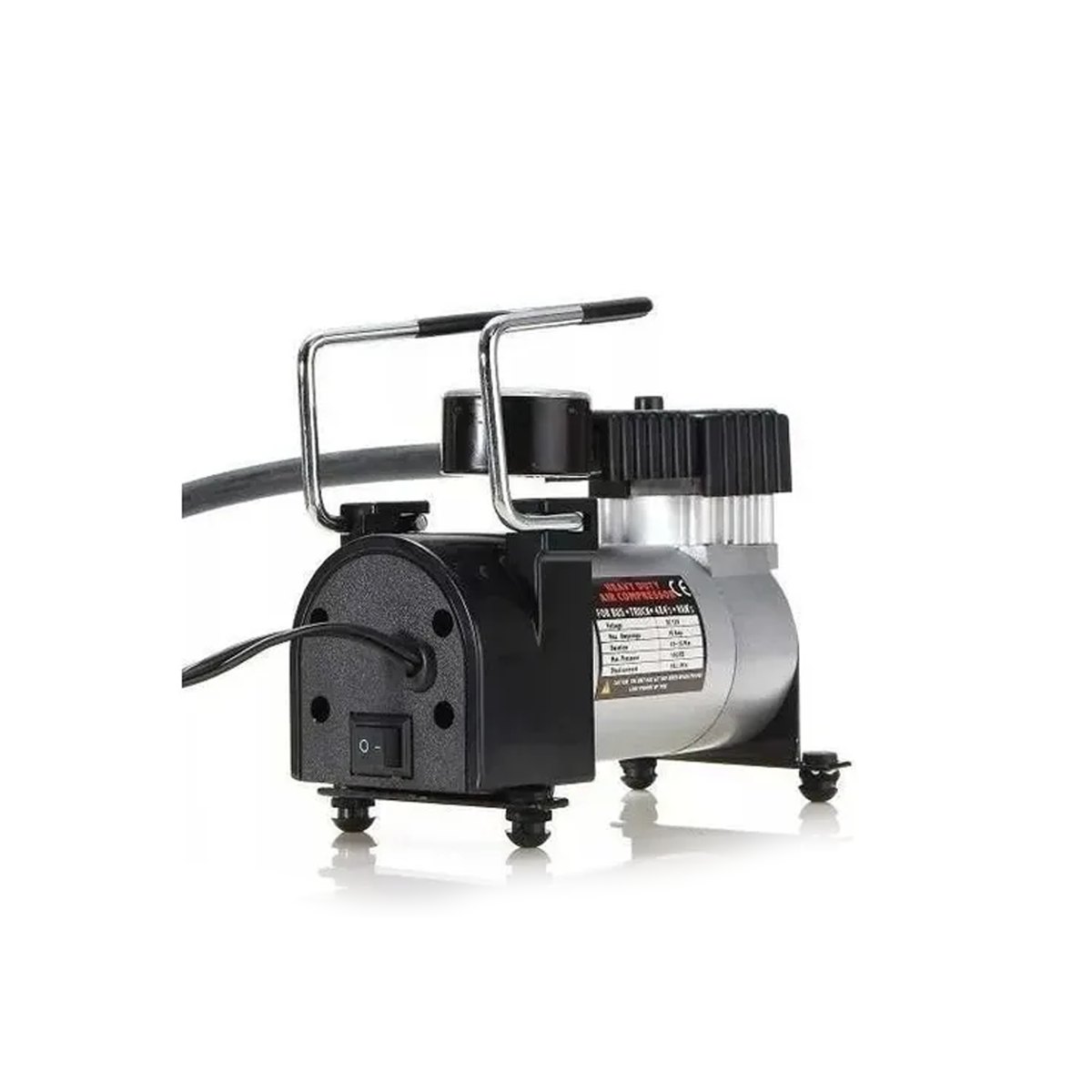 COMPRESOR COMPRESOR DE AIRE 12V, 140 PSI, CILINDRO 1X30MM 10 AMP PLATEADO 16075140MM CANTIDAD POR CAJA MASTER 16 - 3