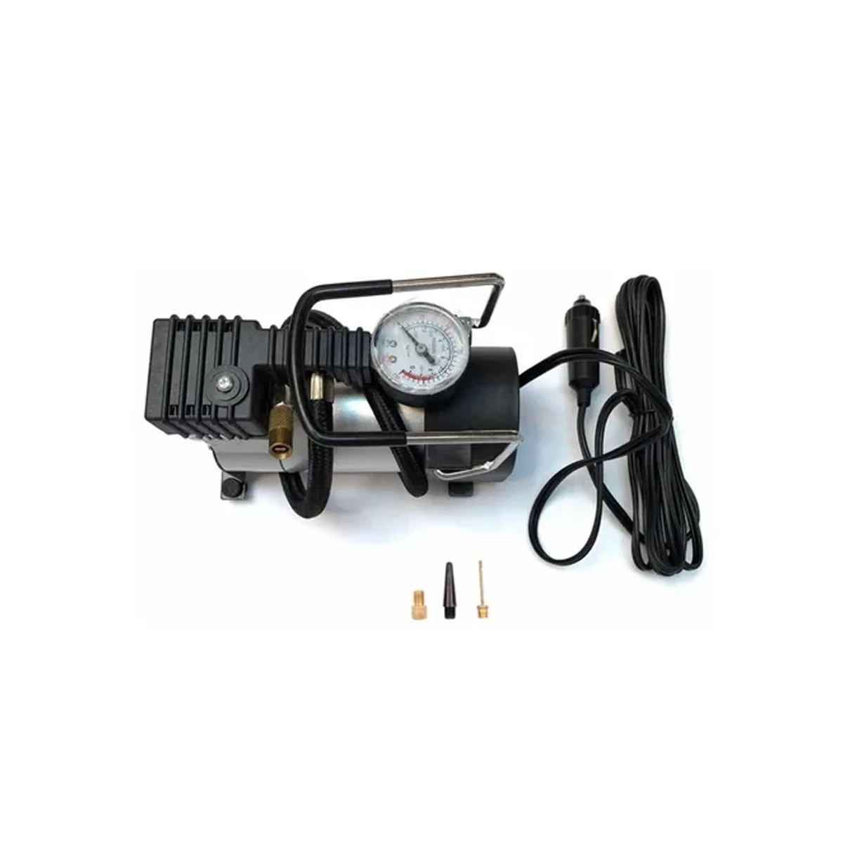 COMPRESOR COMPRESOR DE AIRE 12V, 140 PSI, CILINDRO 1X30MM 10 AMP PLATEADO 16075140MM CANTIDAD POR CAJA MASTER 16 - 5