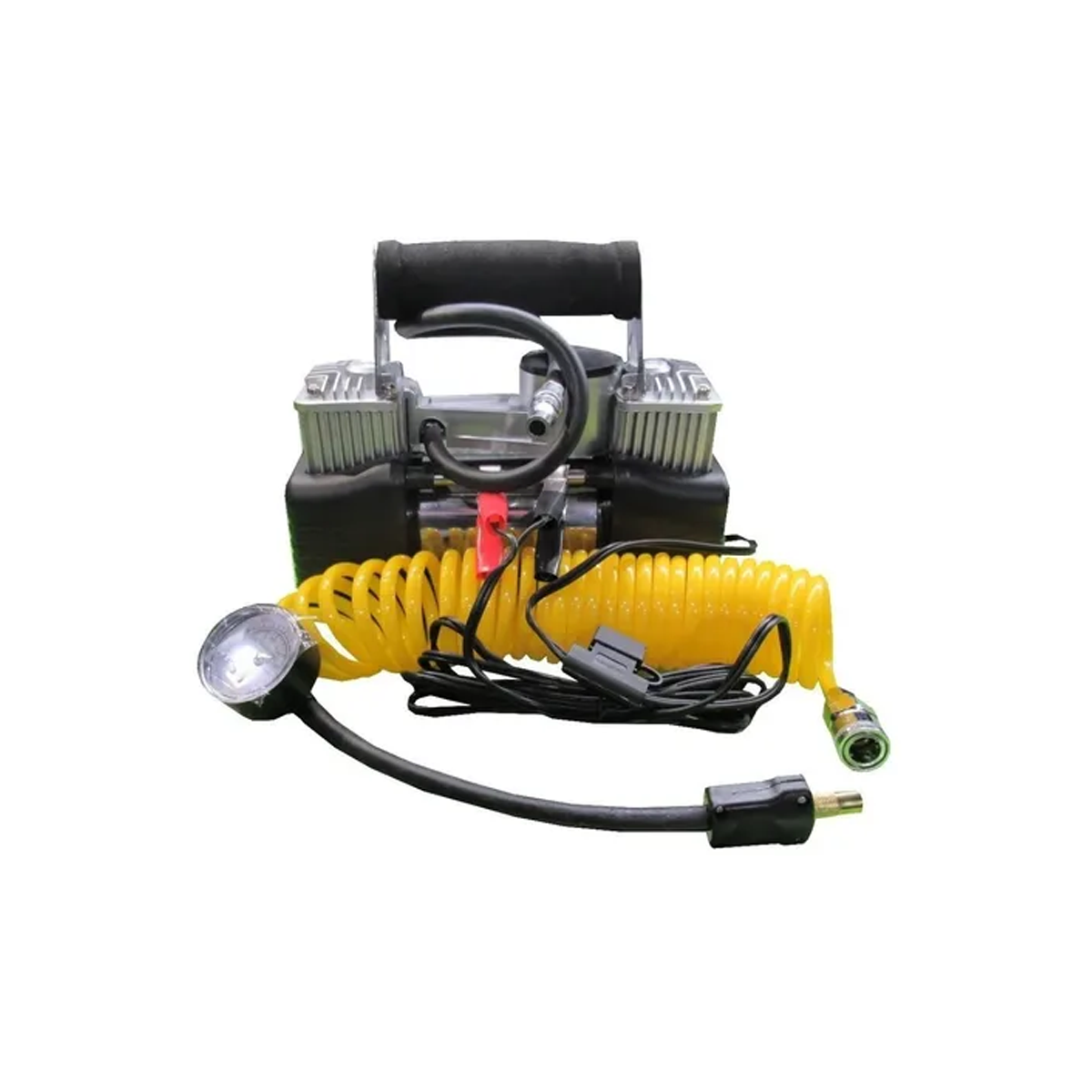 COMPRESOR COMPRESOR DE AIRE 12V, 150 PSI, CILINDRO 2X40MM 35 AMP PLATEADO 345140190MM CANTIDAD POR CAJA 8 - 2