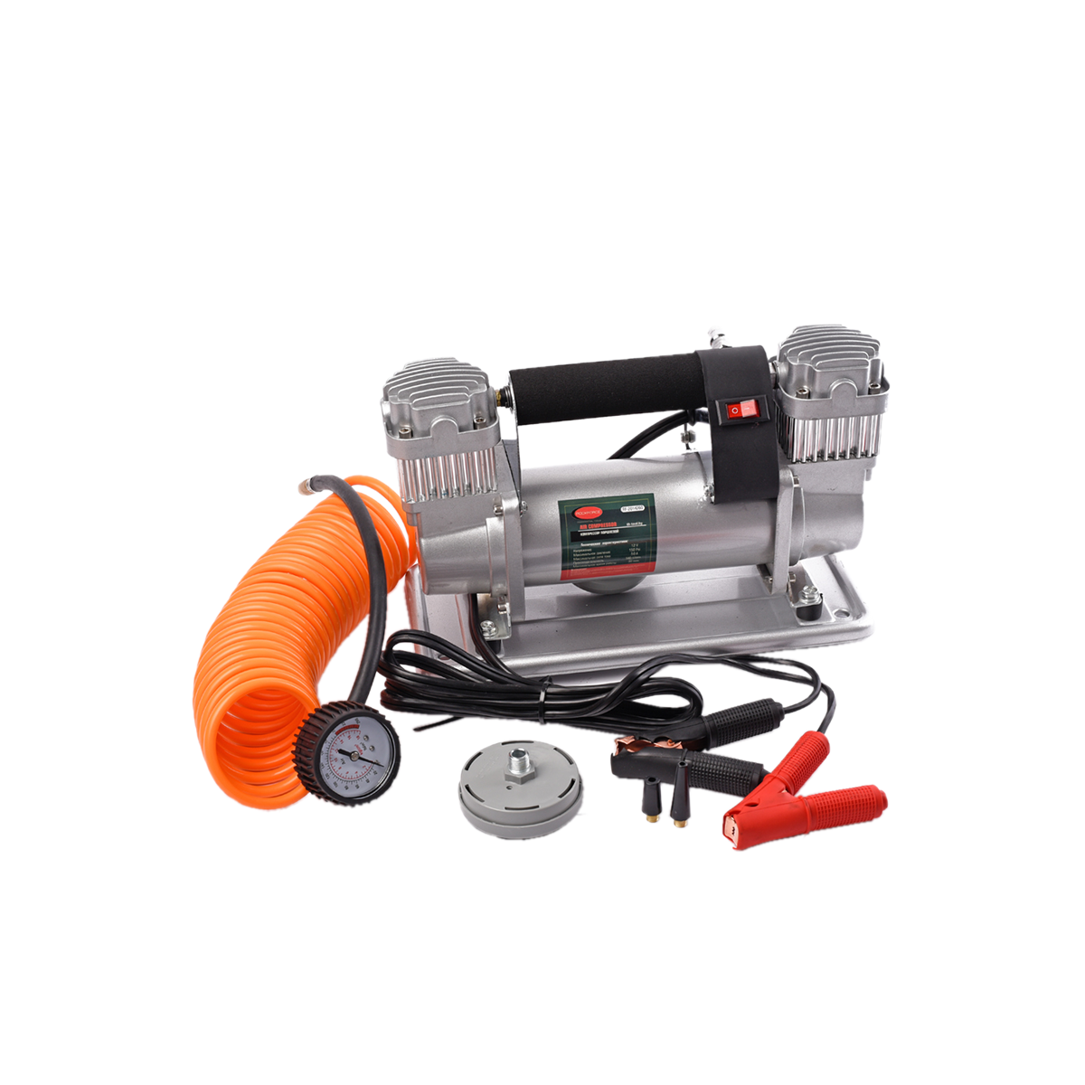COMPRESOR COMPRESOR DE AIRE 12V, 150 PSI, CILINDRO 2X30MM 20 AMP PLATEADO 22095155MM CANTIDAD POR CAJA 4