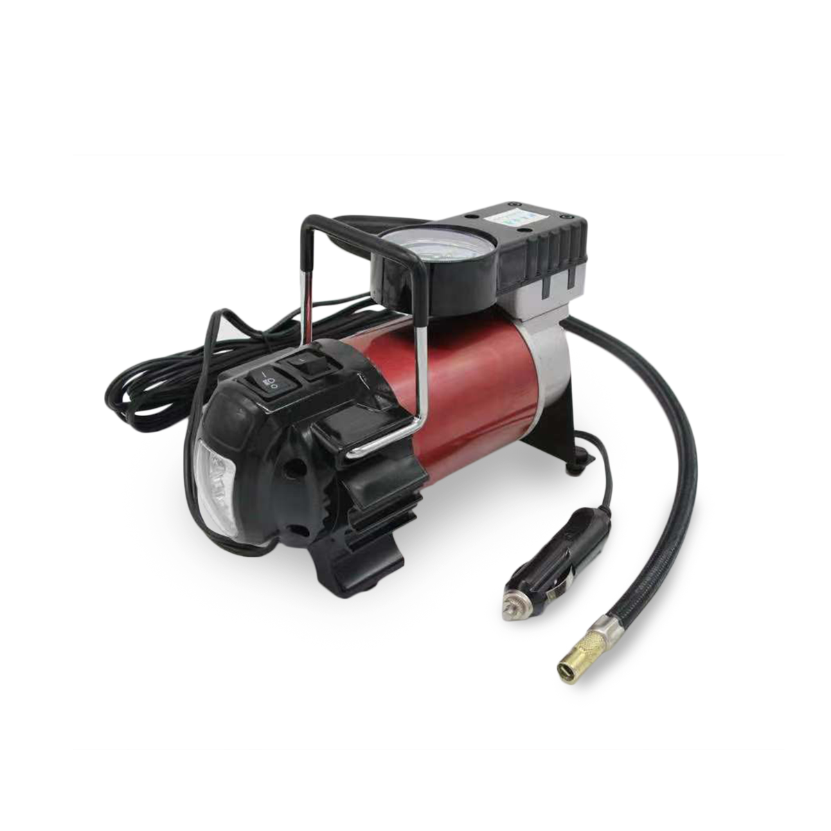 COMPRESOR COMPRESOR DE AIRE 12V, 150 PSI CON LUZ LED EN EL FRENTE