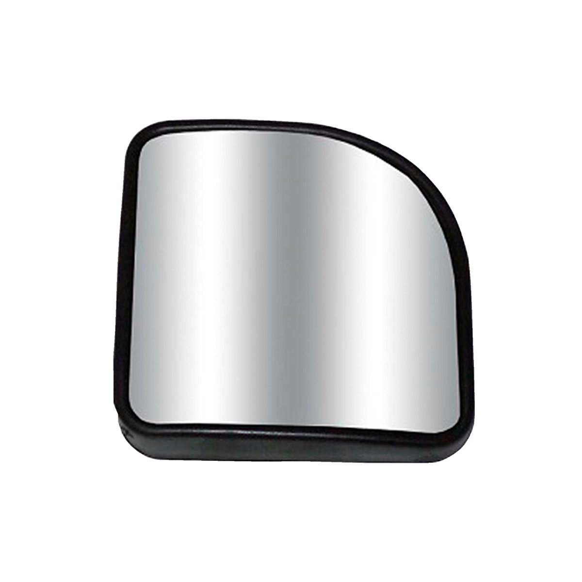JUEGO DE ESPEJOS PUNTO CIEGO 2 JUEGO DE ESPEJOS PUNTO CIEGO 2 X 2  MEDIALUNA BORDE PLASTICO NEGRO PLATEADO UNIVERSAL - 2