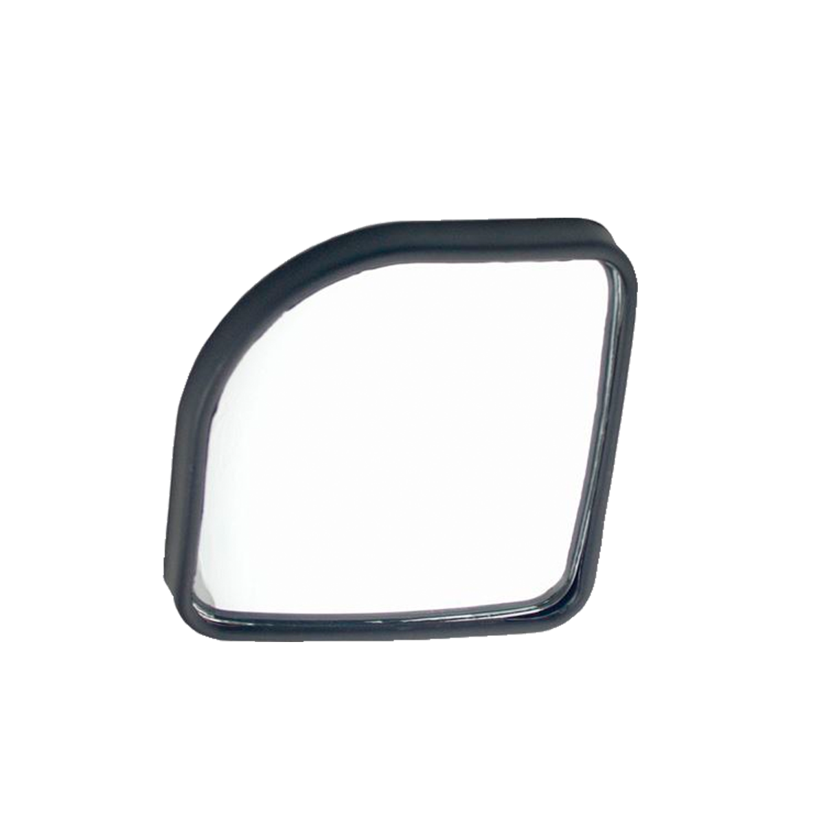 ESPEJO PUNTO CIEGO 3 ESPEJO PUNTO CIEGO 3  SEMI CUADRADO BORDE PLASTICO NEGRO PLATEADO UNIVERSAL - 3
