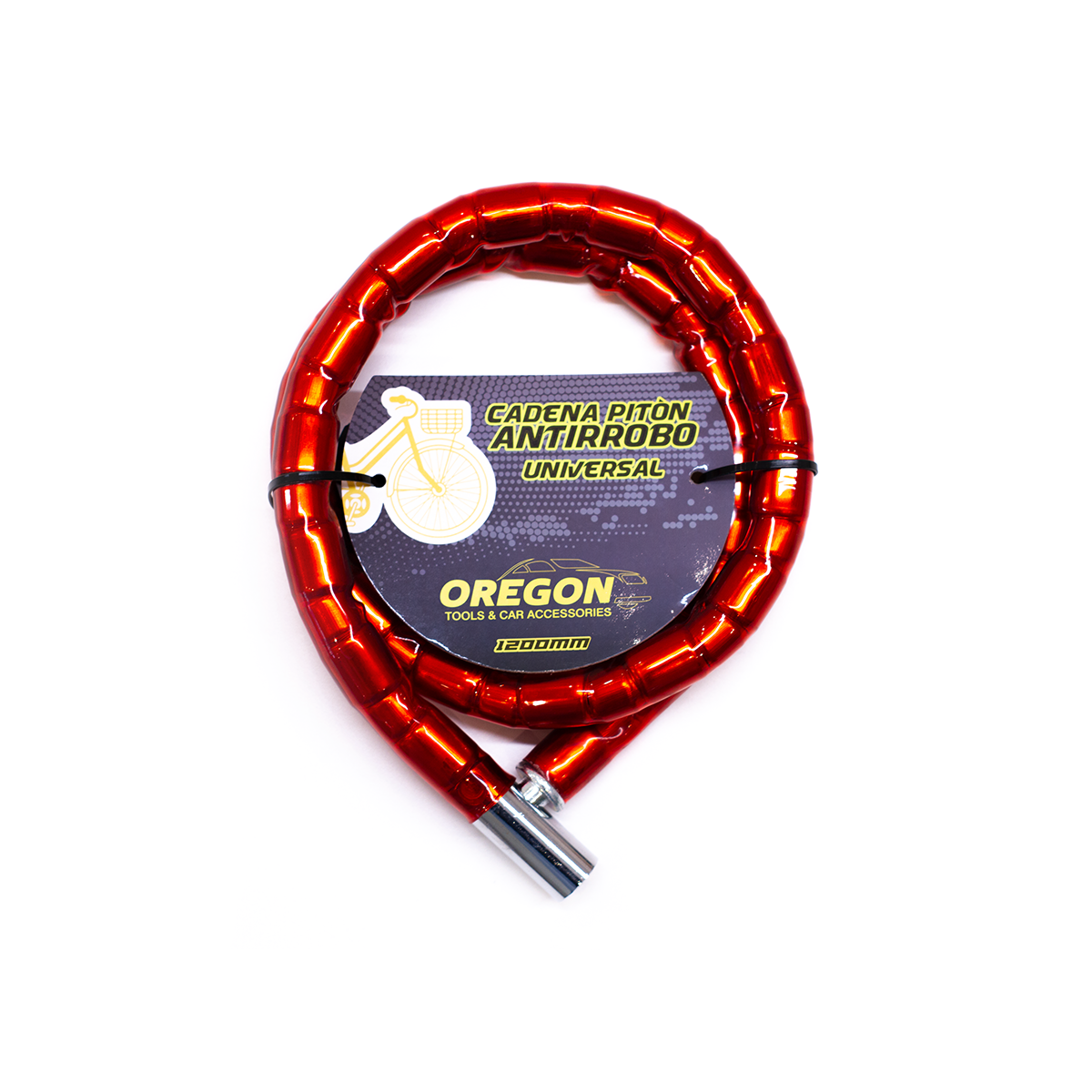 TRABA PITON TRABA PITON PARA MOTO , 22  1200MM ROJO UNIVERSAL CANTIDAD POR CAJA MASTER 20