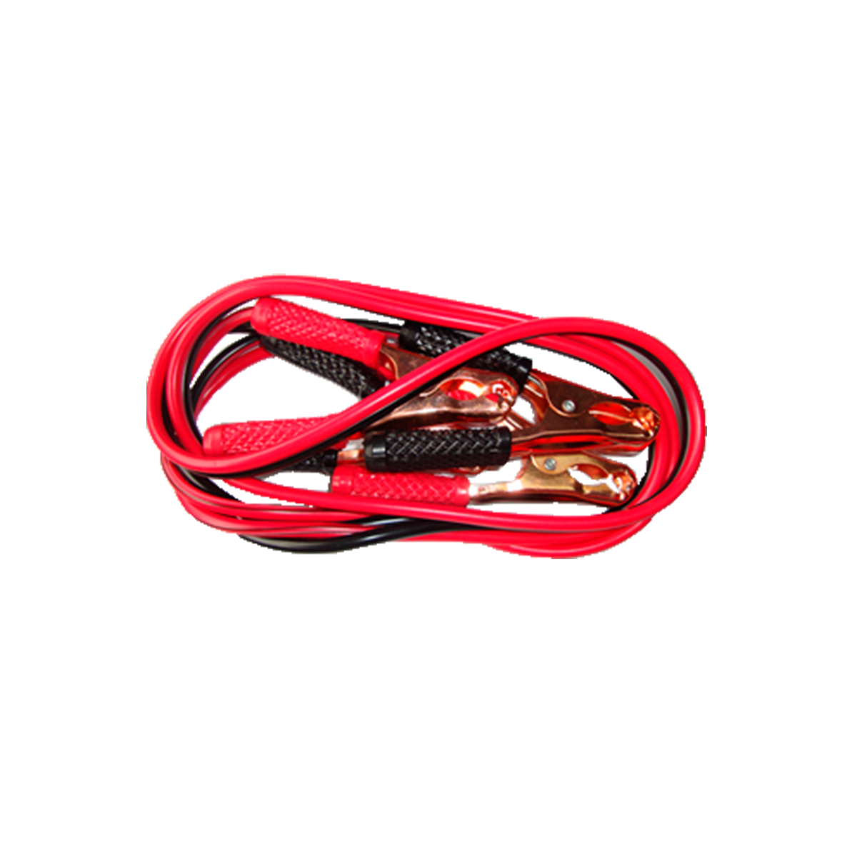 CABLE PUENTE DE BATERIA CABLE PUENTE DE BATERIA 2,5 METROS 200 AMP ROJO Y NEGRO UNIVERSAL CANTIDAD POR CAJA MASTER 20