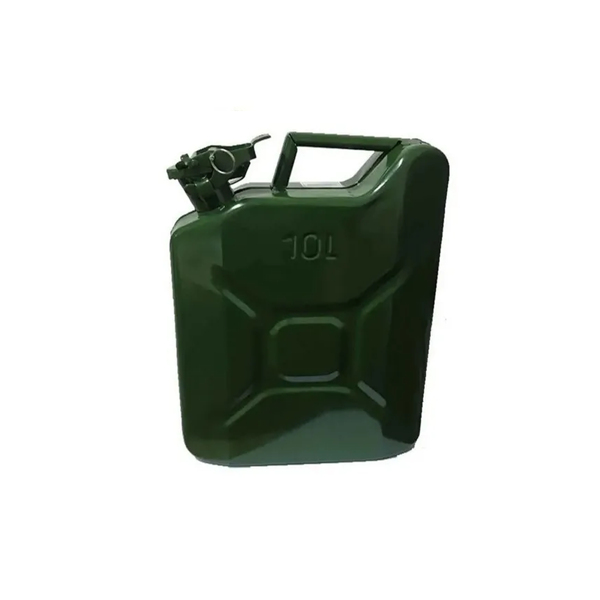 BIDON METALICO AMERICANO UNIVERSAL PARA TANQUE DE COMBUSTIBLE 10 LITROS CHAPA 6MM