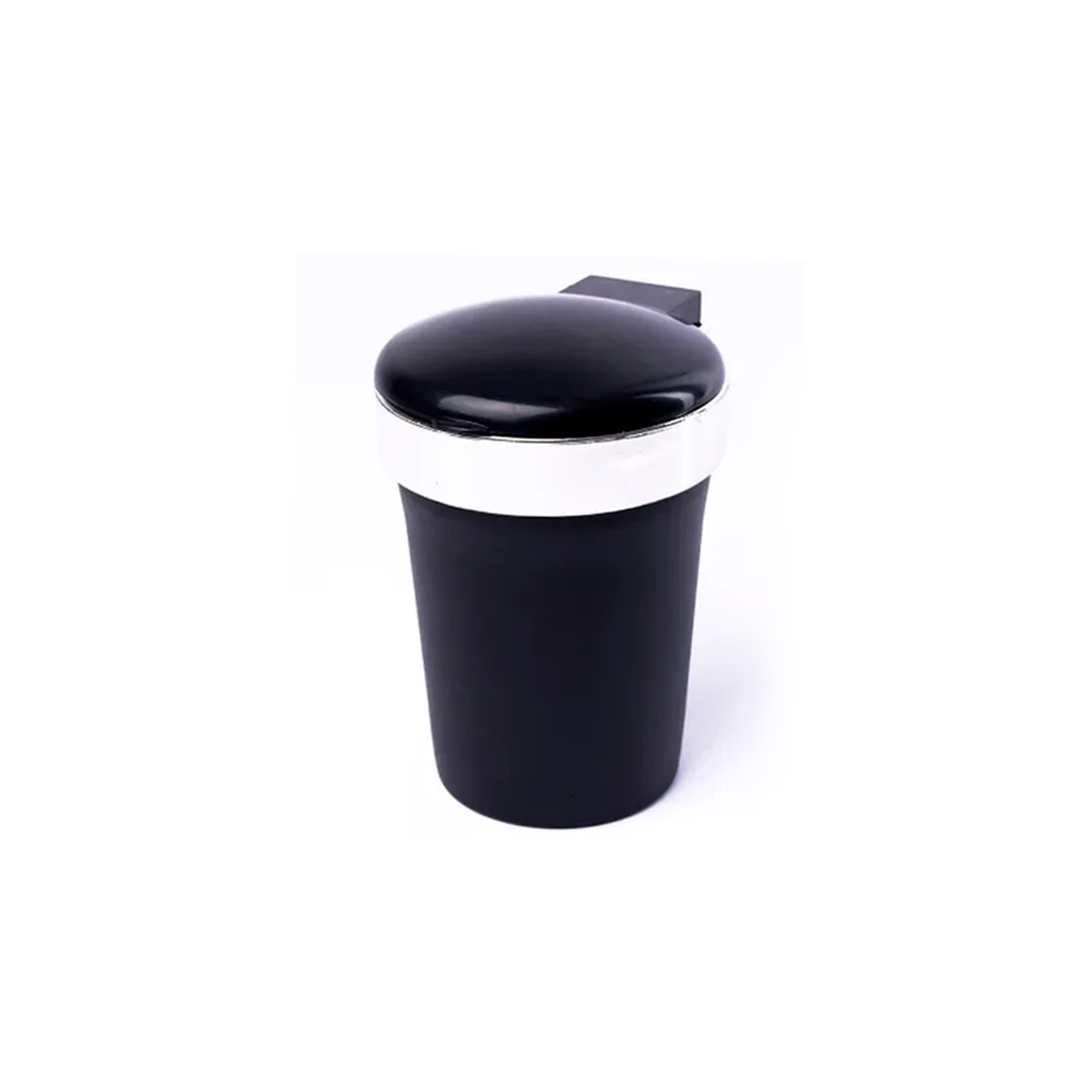 CENICERO DISPLAY DE  X 6 UNIDADES CENICEROS DE PVC CON LUZ LED NEGRO / PLATEADO UNIVERSAL CANTIDAD POR CAJA 4 - 2