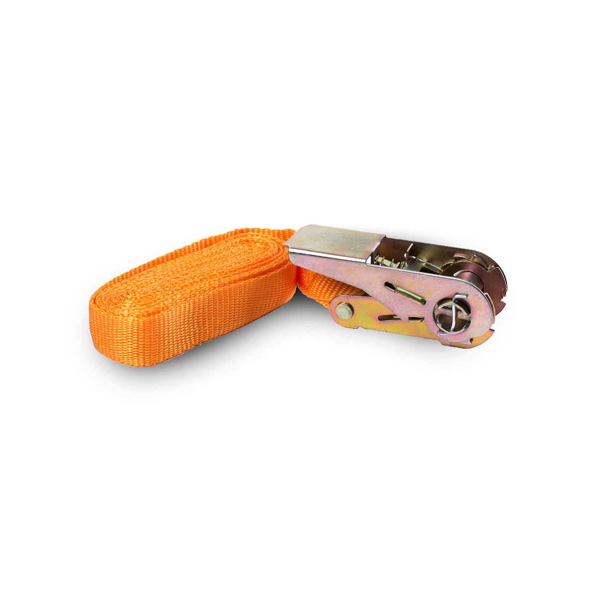 CINTA DE AMARRE CINTA DE AMARRE CON CRIQUE 1 X 3,5 METROS  (1 PIEZA) NARANJA UNIVERSAL CANTIDAD POR CAJA 50 - 2