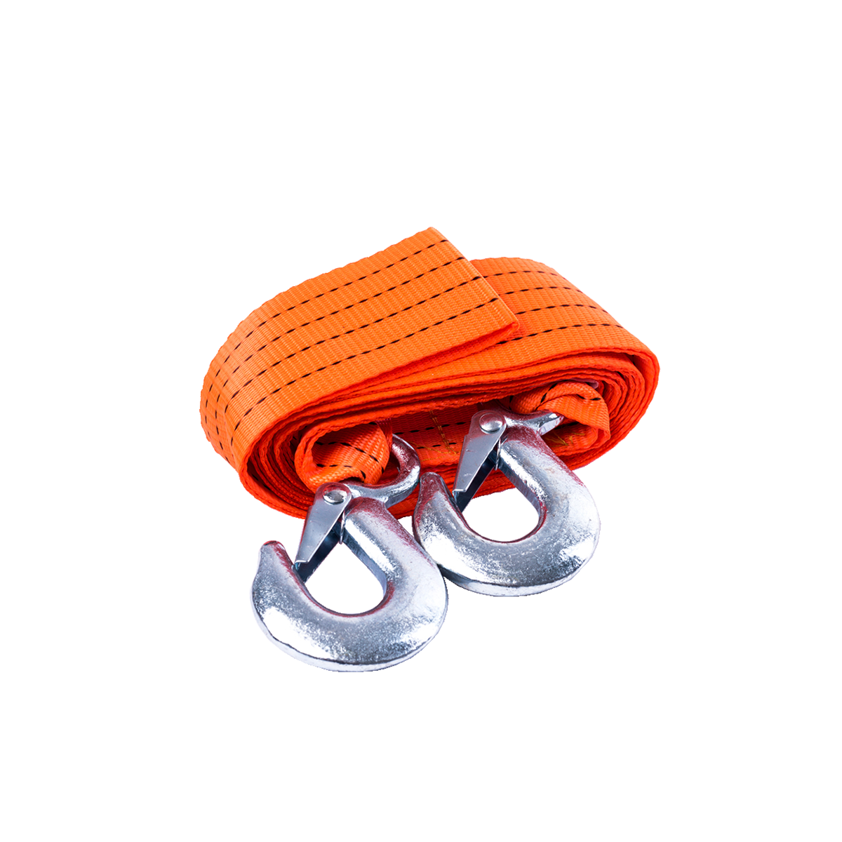 SOGA DE REMOLQUE SOGA DE REMOLQUE CON GANCHOS METALICOS 5 TON NARANJA UNIVERSAL CANTIDAD POR CAJA 24 - 2