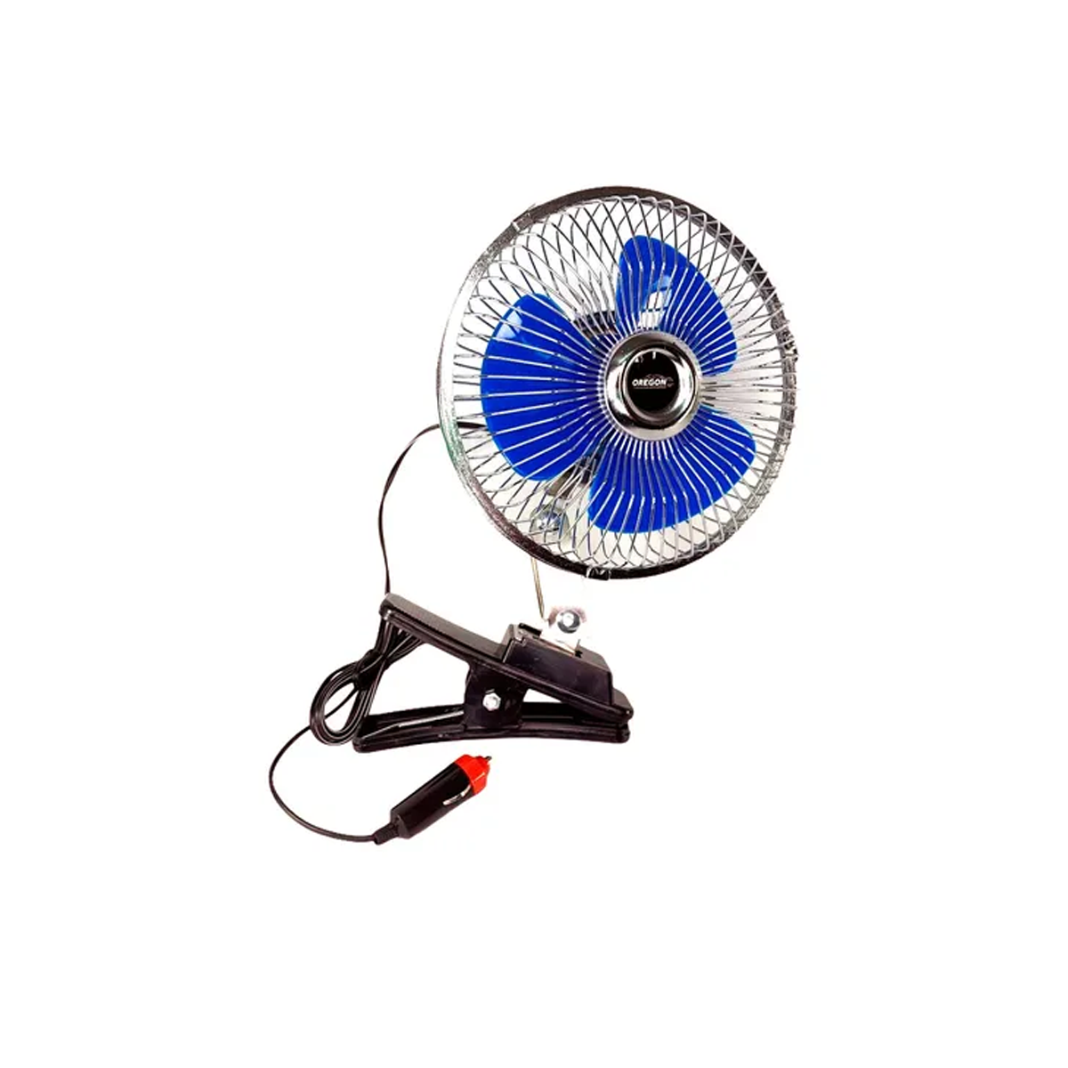 VENTILADOR VENTILADOR METALICO 6 12V UNIVERSAL CON CLIP PLATEADO 6 DIAMETRO 180MM CANTIDAD POR CAJA 12 - 2