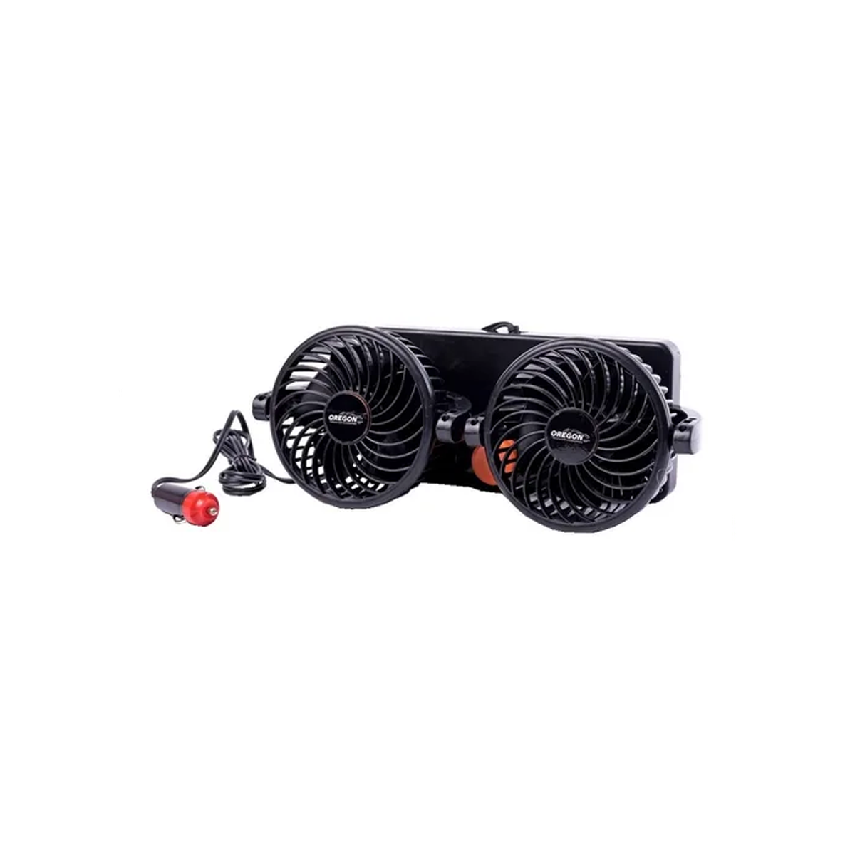 VENTILADOR DISPLAY DE 2 VENTILADORES 4 12V PLASTICO NEGRO UNIVERSAL CANTIDAD POR CAJA 15