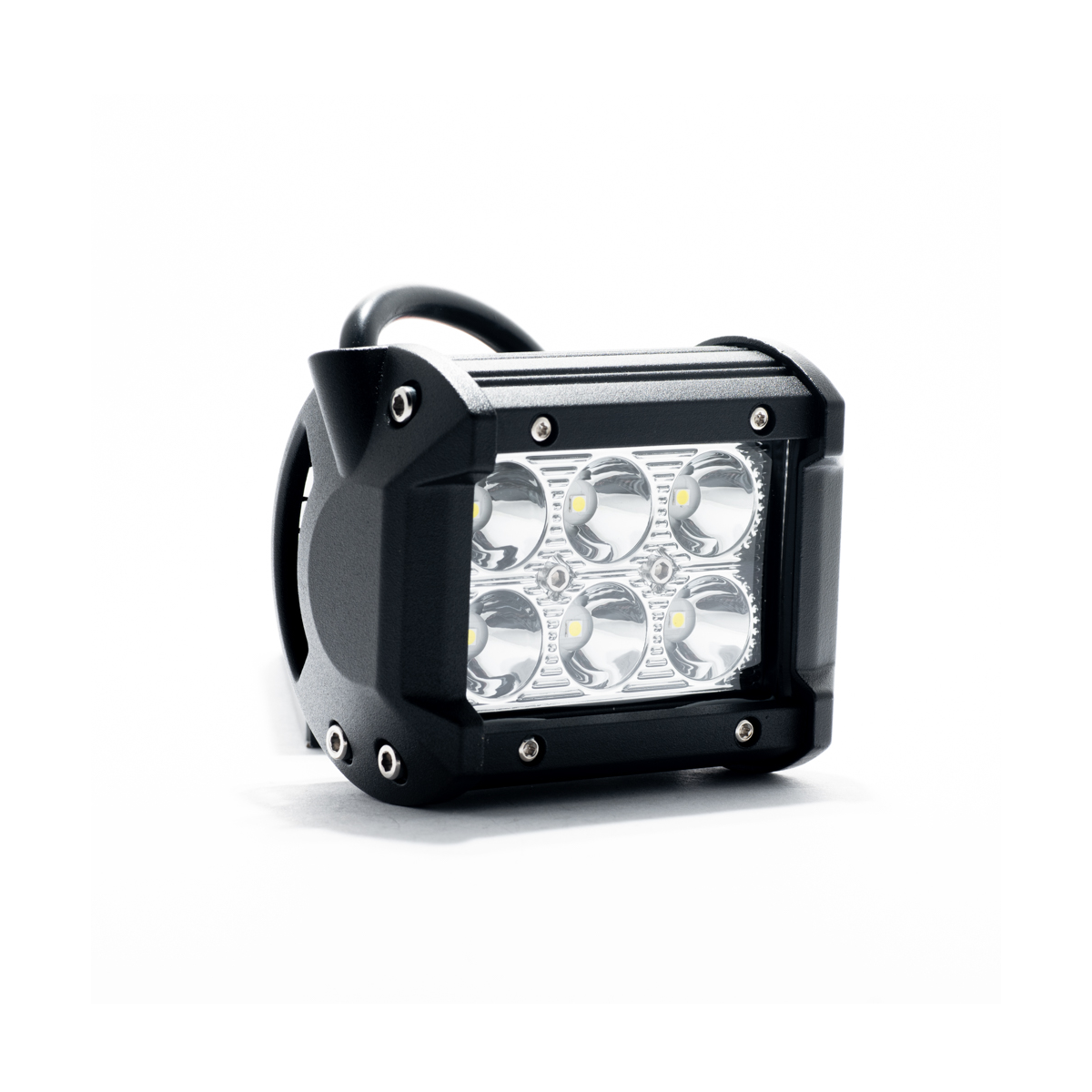 OFF ROAD BARRA DE LED EPISTAR RECTA BARRA DE 6 LED 18 WATTS - EPISTAR 9,8 CM DE LARGO) -  CARCAZA DE ALUMINIO - HAZ DE LUZ SPOT (CODIGO ANTERIOR: BAR18EPI) CANTIDAD POR CAJA MASTER 50 - 4