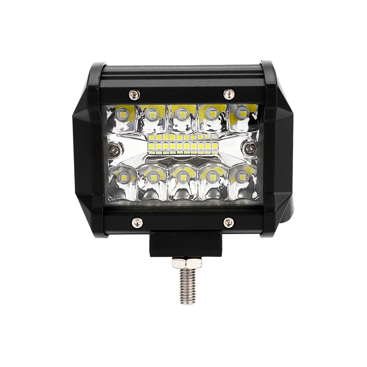 OFF ROAD BARRA DE LED MAX RECTA BARRA DE LED DE 18 WATTS CON TIRA DISPLAY 3030 SMD  -  9.8 CM DE LARGO COLOR BLANCO 12V / 24V - CARCAZA DE ALUMINIO - HAZ DE LUZ SPOT (CODIGO ANTERIOR: BAR8918BLA) CANTIDAD POR CAJA MASTER 50 - 2