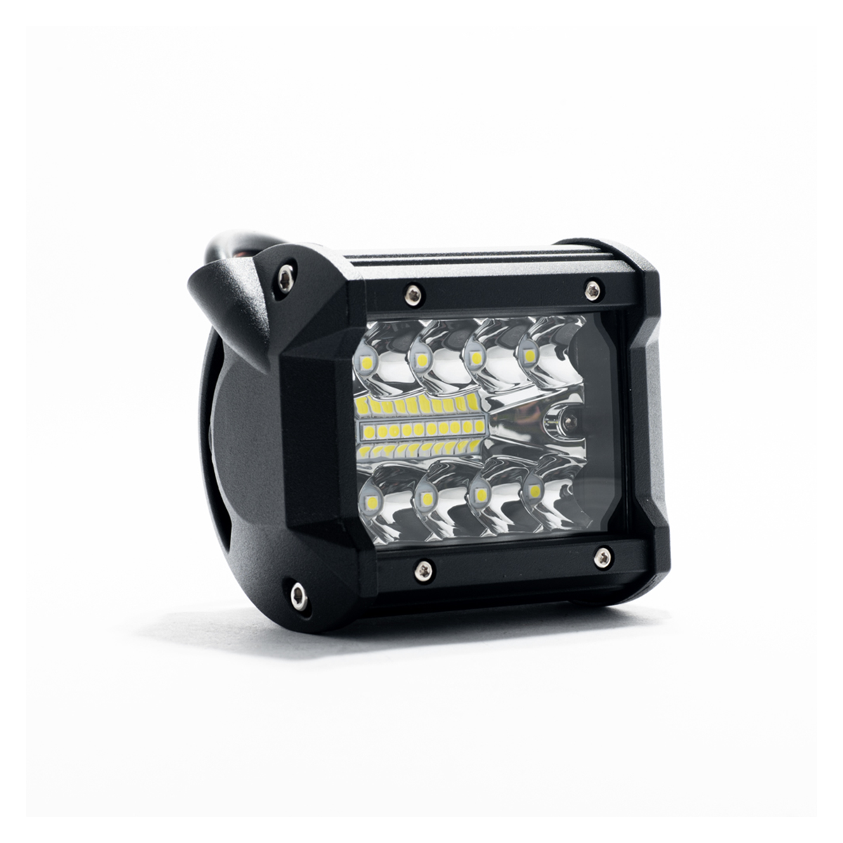 OFF ROAD BARRA DE LED MAX RECTA BARRA DE LED DE 18 WATTS CON TIRA DISPLAY 3030 SMD  -  9.8 CM DE LARGO COLOR BLANCO 12V / 24V - CARCAZA DE ALUMINIO - HAZ DE LUZ SPOT (CODIGO ANTERIOR: BAR8918BLA) CANTIDAD POR CAJA MASTER 50 - 5