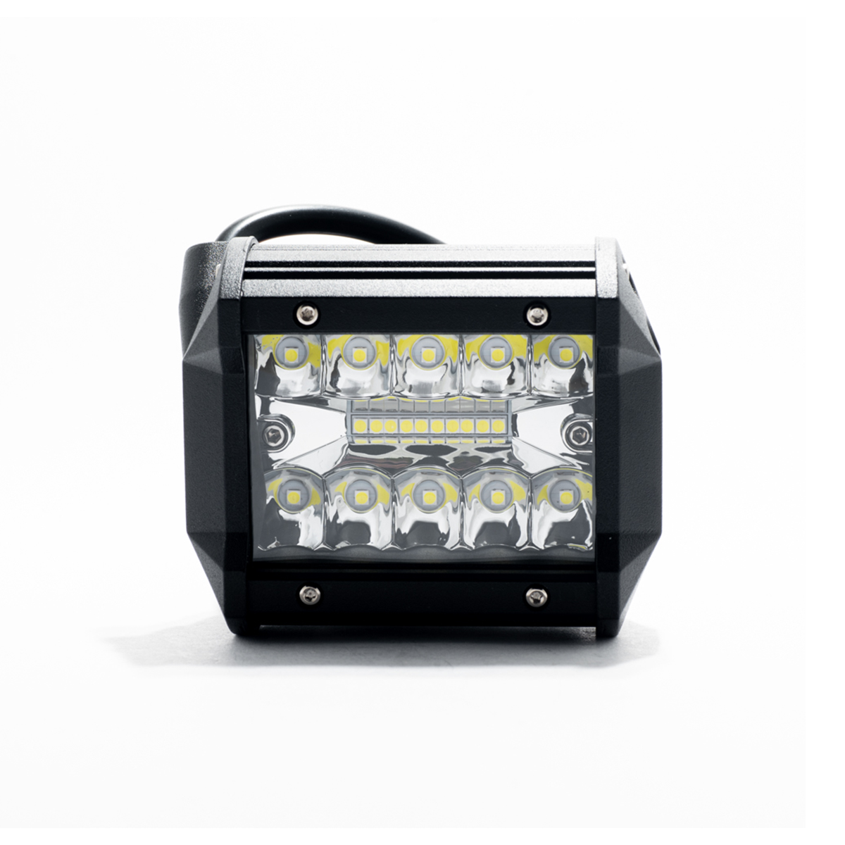 OFF ROAD BARRA DE LED MAX RECTA BARRA DE LED DE 18 WATTS CON TIRA DISPLAY 3030 SMD  -  9.8 CM DE LARGO COLOR BLANCO 12V / 24V - CARCAZA DE ALUMINIO - HAZ DE LUZ SPOT (CODIGO ANTERIOR: BAR8918BLA) CANTIDAD POR CAJA MASTER 50 - 6