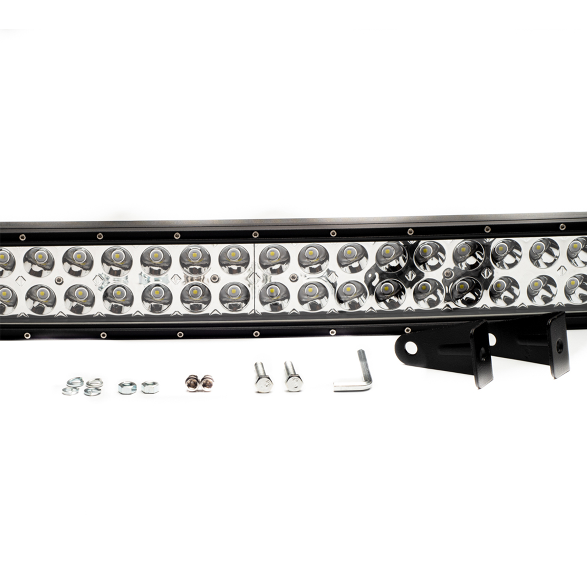 OFF ROAD BARRA DE LED EPISTAR CURVA BARRA CURVA DE 80 LED 240 WATTS - EPISTAR ( 1,13 MTS DE LARGO) -  CARCAZA DE ALUMINIO - HAZ DE LUZ SPOT (CODIGO ANTERIOR: CURV240EPI) - 2
