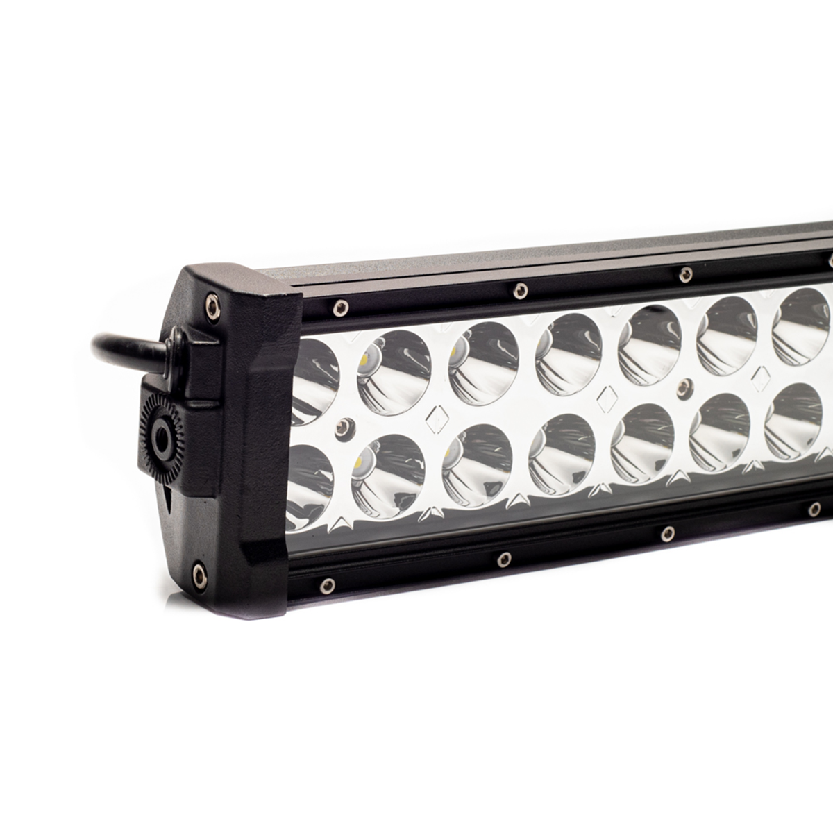 OFF ROAD BARRA DE LED EPISTAR CURVA BARRA CURVA DE 80 LED 240 WATTS - EPISTAR ( 1,13 MTS DE LARGO) -  CARCAZA DE ALUMINIO - HAZ DE LUZ SPOT (CODIGO ANTERIOR: CURV240EPI) - 8