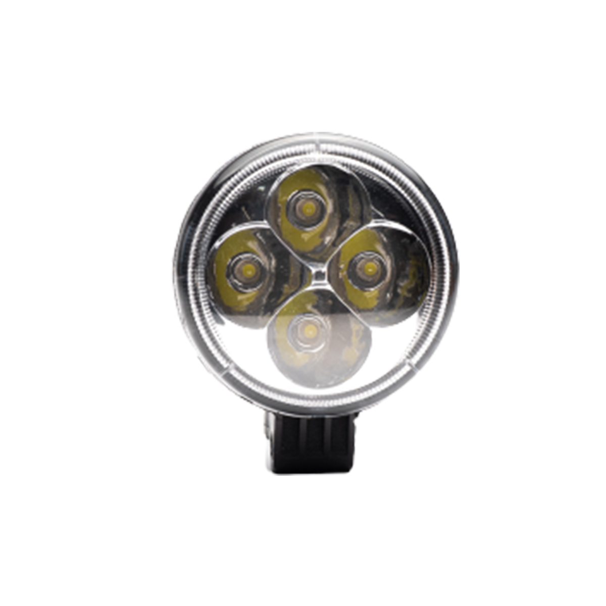 OFF ROAD FARO DE LED UNIVERSAL CIRCULAR DE 12 WATTS (4 LED  3 WATTS) 8CM  8CM COLOR BLANCO 12V / 24V - HAZ DE LUZ SPOT - - 2