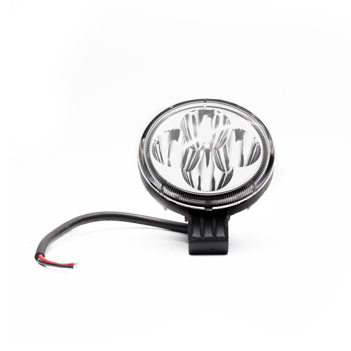 OFF ROAD FARO DE LED UNIVERSAL CIRCULAR DE 12 WATTS (4 LED  3 WATTS) 8CM  8CM COLOR BLANCO 12V / 24V - HAZ DE LUZ SPOT - - 4